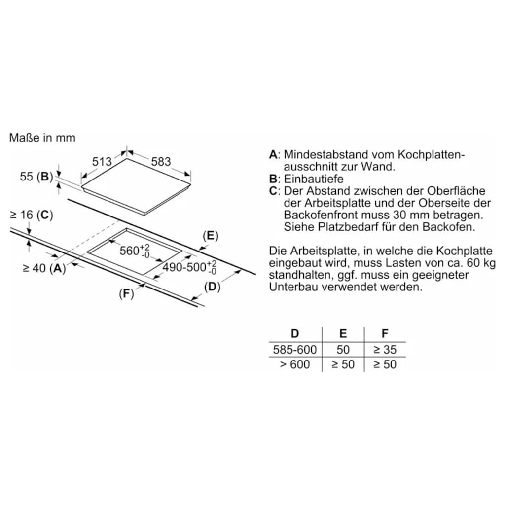 BOSCH Induktions-Kochfeld von SCHOTT CERAN® »PIE645BB5E«, PIE645BB5E