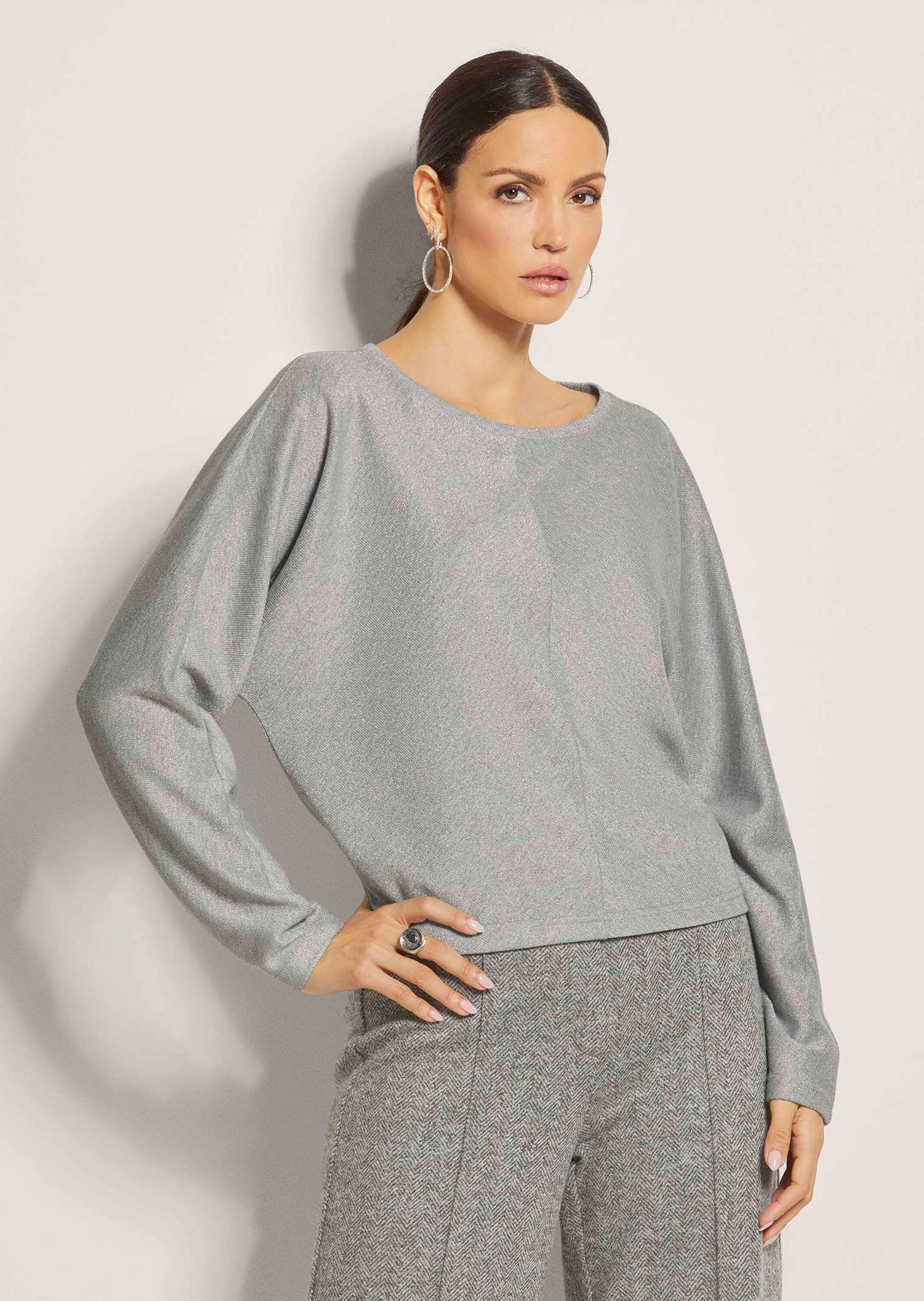 MADELEINE Langarmshirt »Shirt Langarm-Shirt mit Glanz-Effekt«