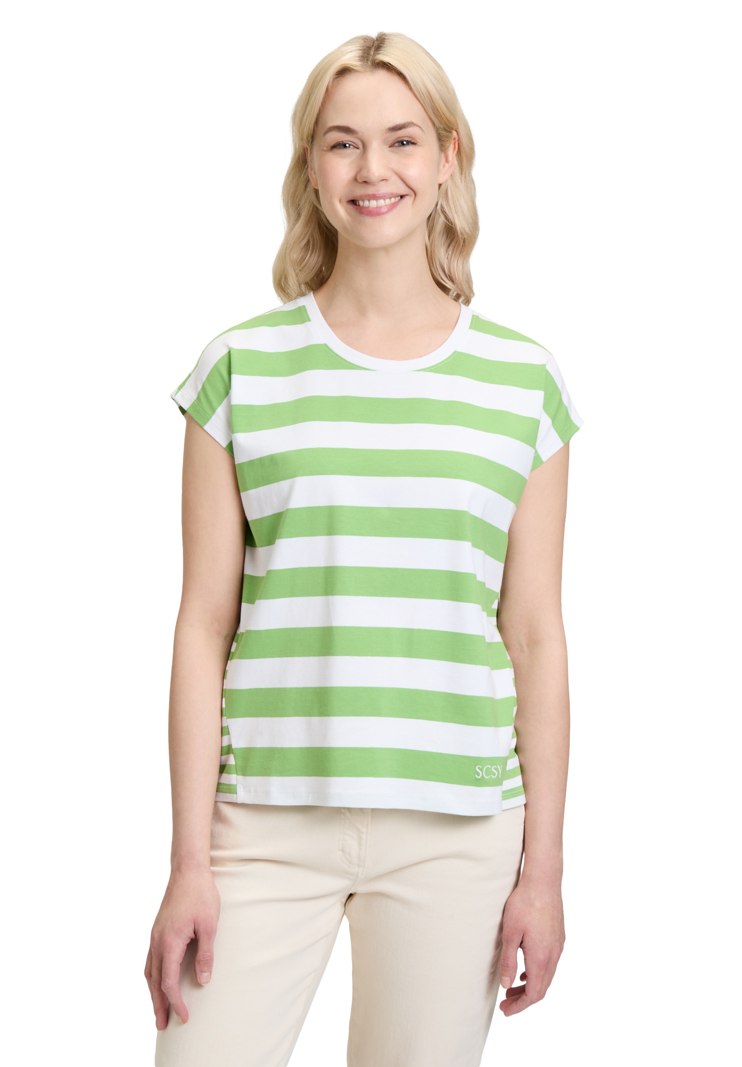 Betty Barclay Kurzarmshirt »Basic Shirt mit Streifen«