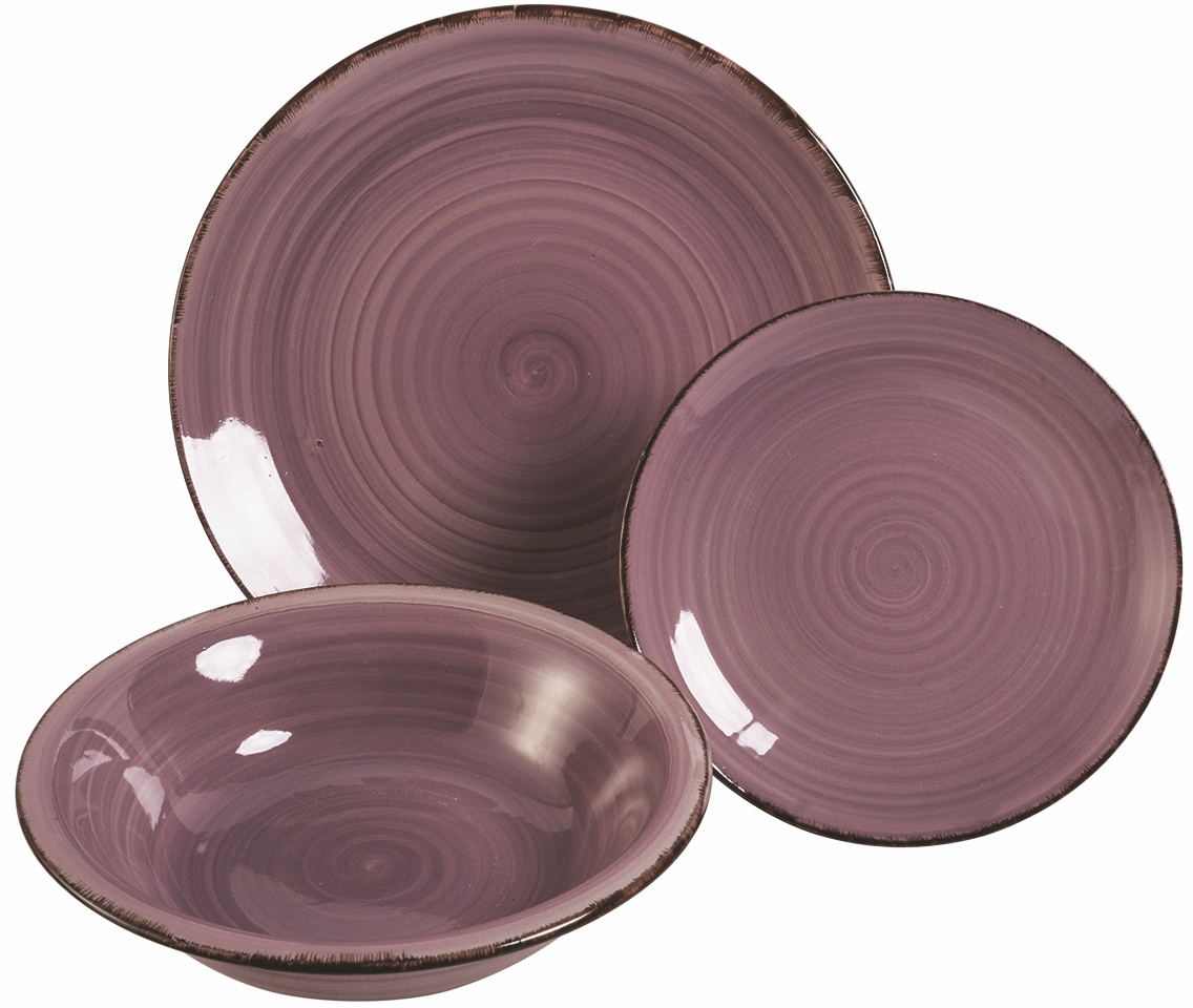 Villa d'Este Teller-Set »Geschirr-Set Baita Acquerello«, (Set, 12 tlg.), Service, Tafelservice