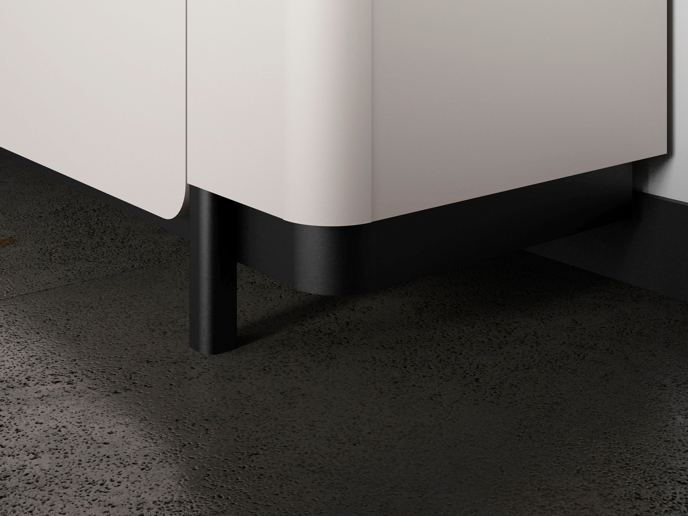 FORTE Vitrine »Vodol«, Highboard, Soft Close, ABS Kanten