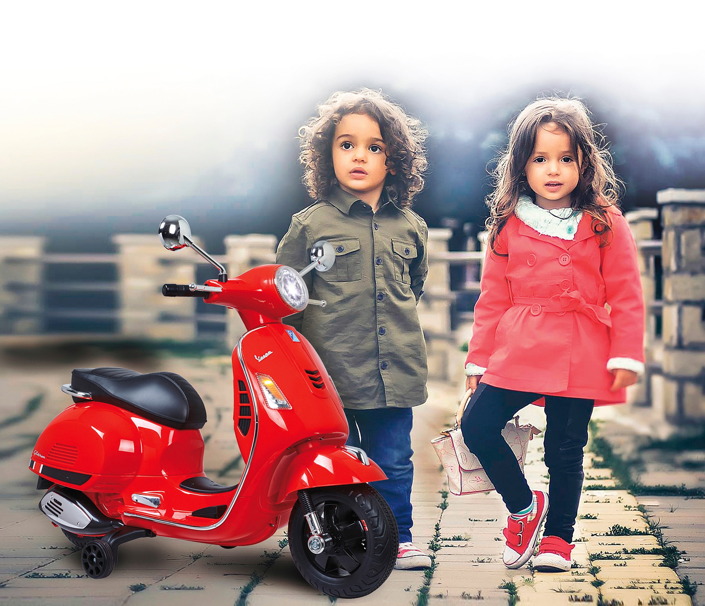 Jamara Elektro-Kinderroller »Vespa«, ab 3 Jahren, bis 30 kg