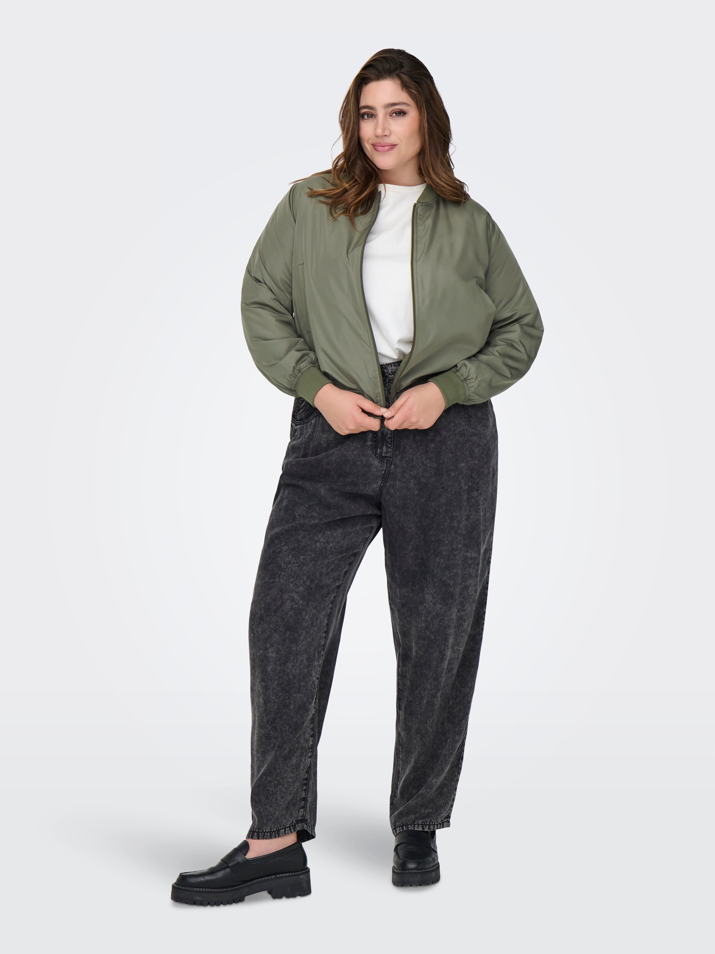 ONLY CARMAKOMA Bomberjacke »CARALMA BOMBER OTW«