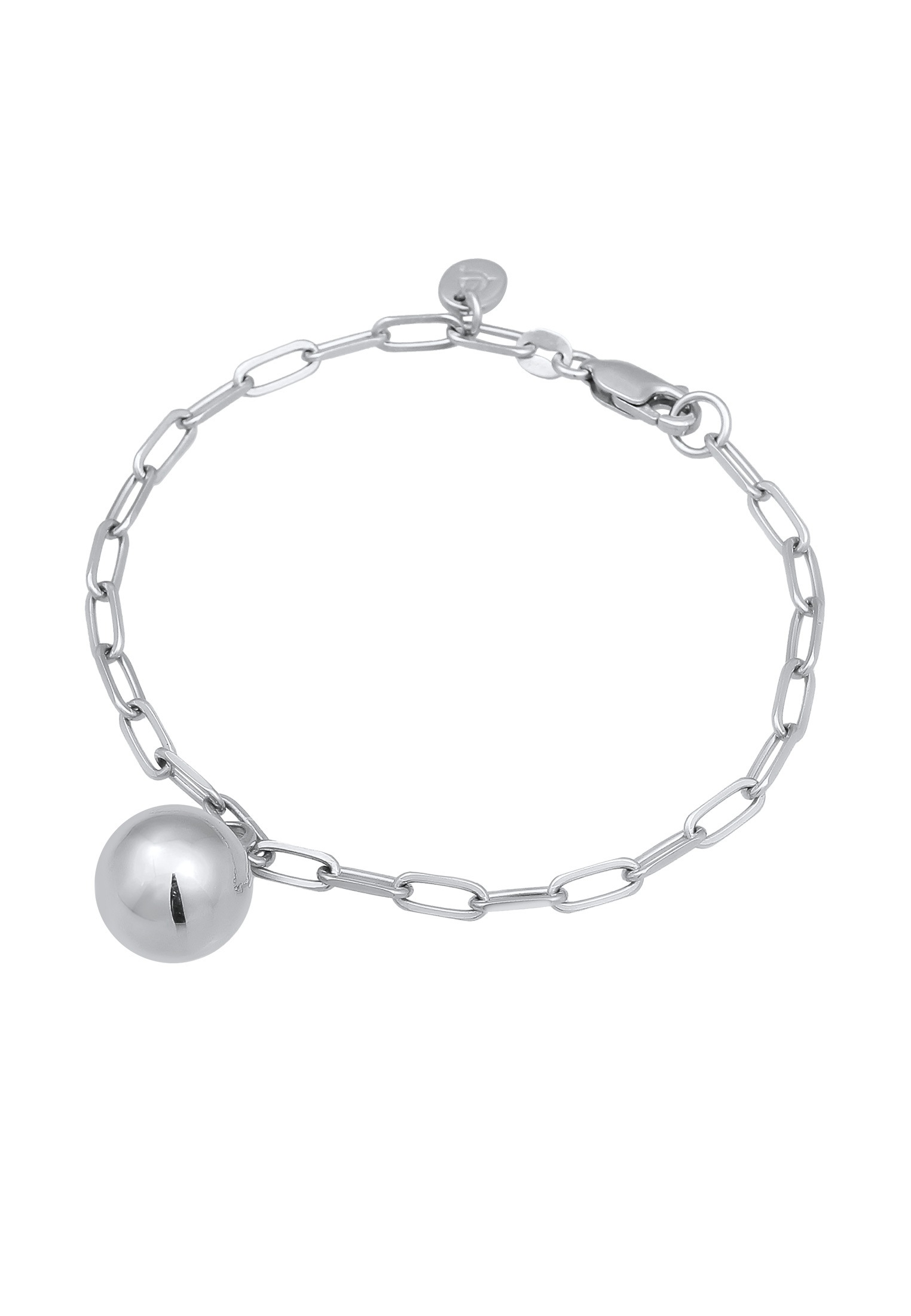 Elli Premium Armkette »Armband Kugel Gliederkette 925 Sterling Silver«