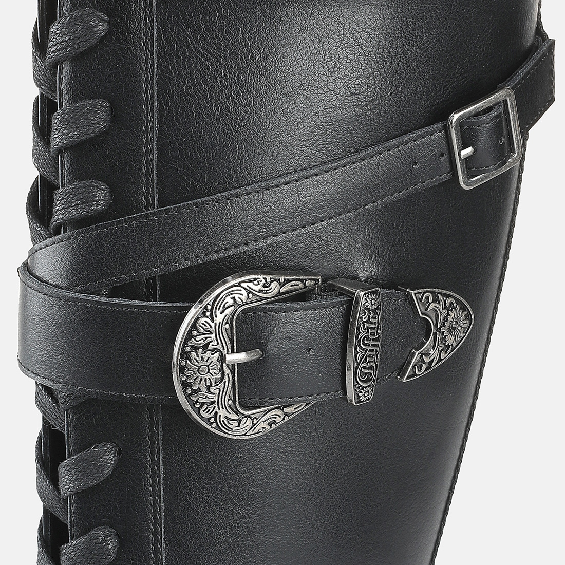 Buffalo Schnürstiefel »JUPITER WEST LACE UP HIGH«  Plateaustiefel mit Memory Foam-Innensohle