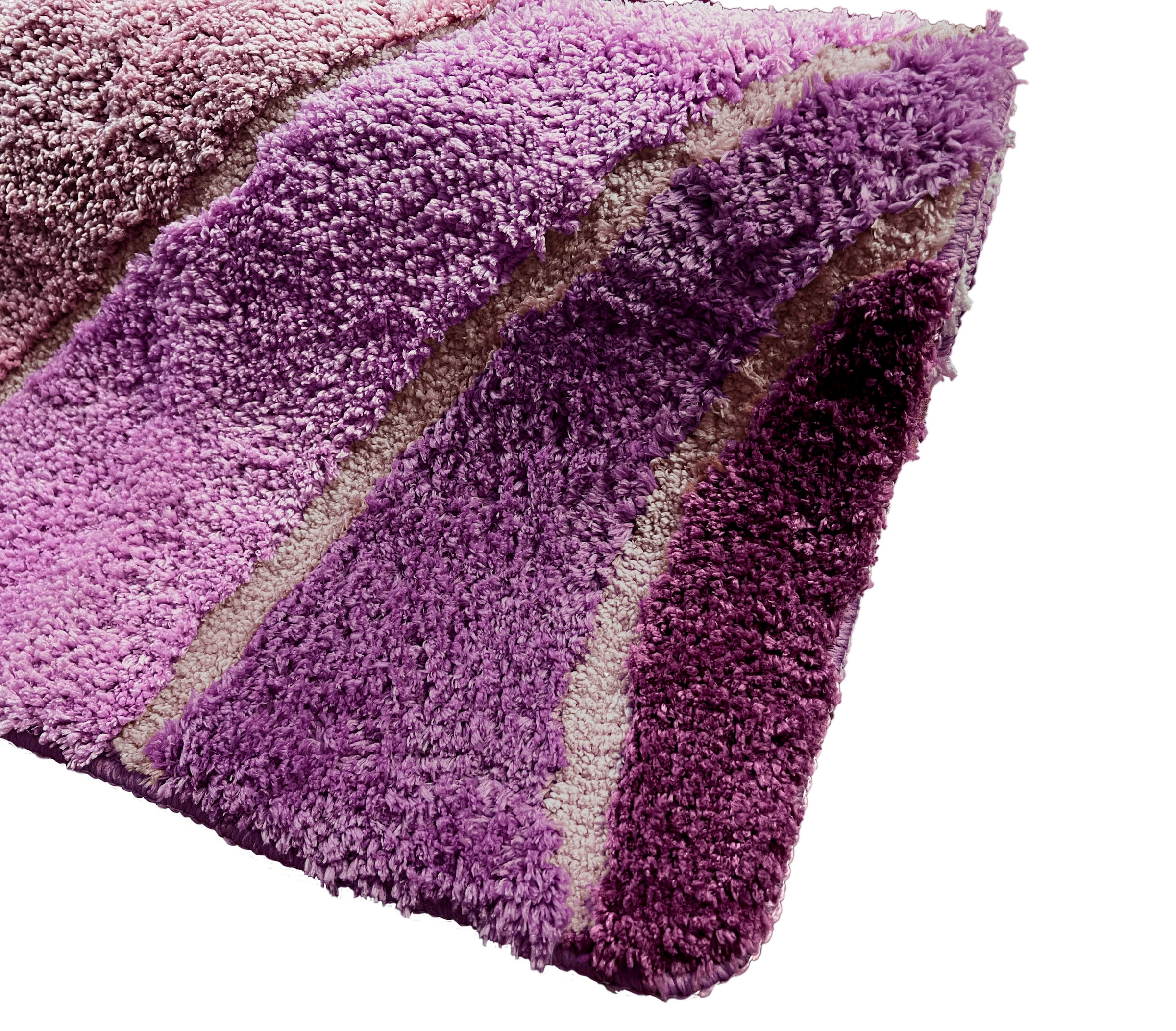 my home Badematte »Josie, Badvorleger, Badezimmer Teppich«, rutschhemmend beschichtet, fußbodenheizungsgeeignet-schnell trocknend-strapazierfähig, Badteppich, Badematten, rechteckig, rund & als 3-tlg. Set erhältlich