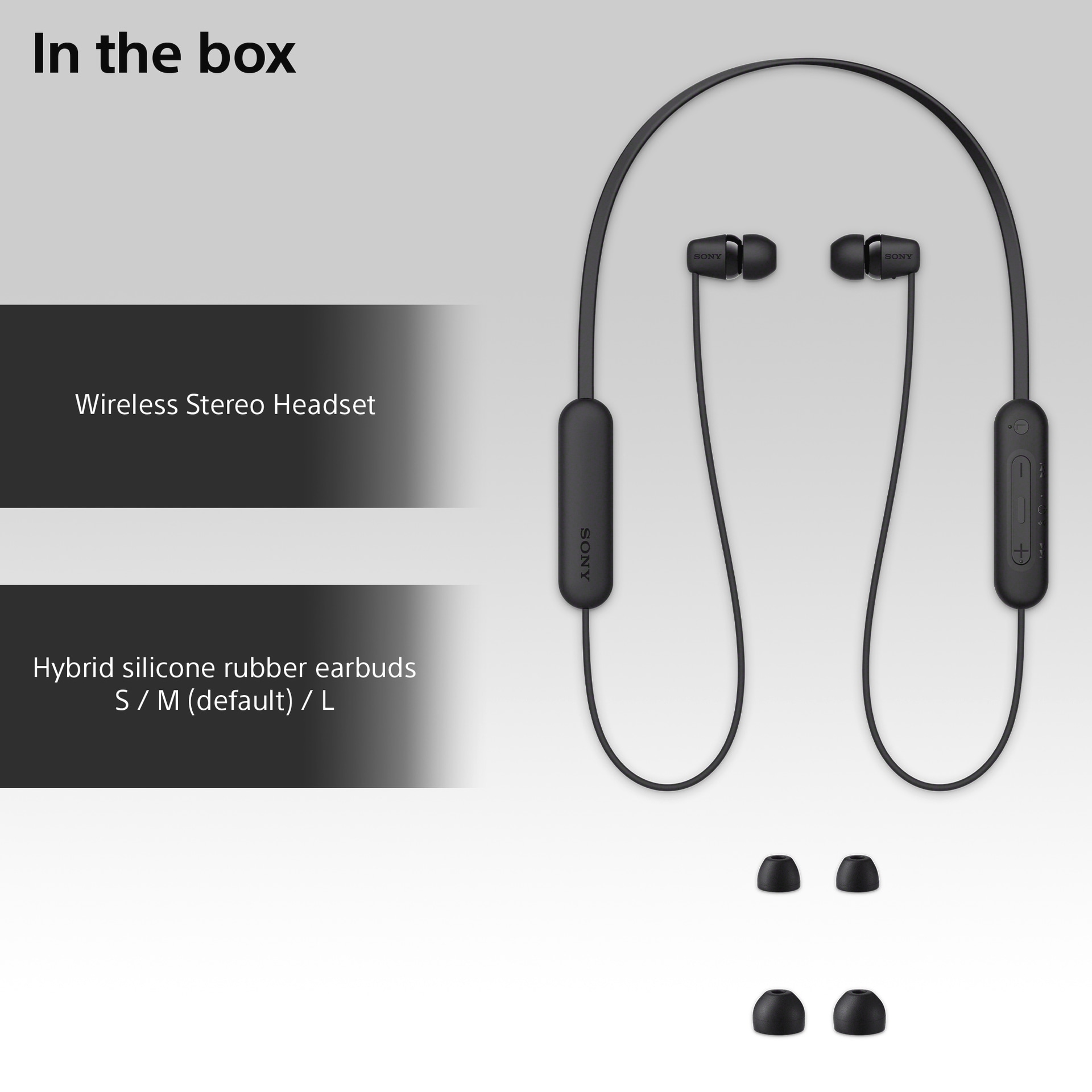 Sony In-Ear-Kopfhörer »In-Ear Kopfhörer WI-C100«, Sprachsteuerung