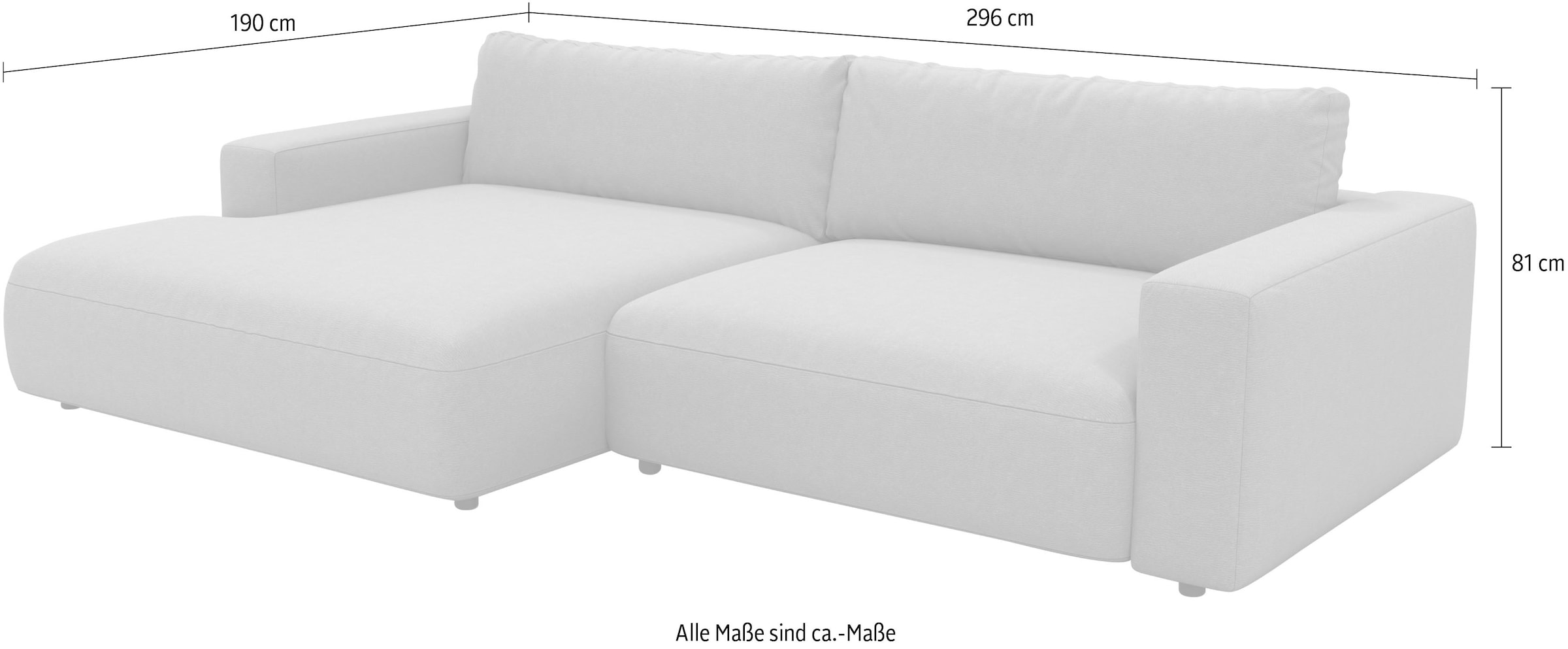 Musterring Ecksofa »LUCIA L-Form«