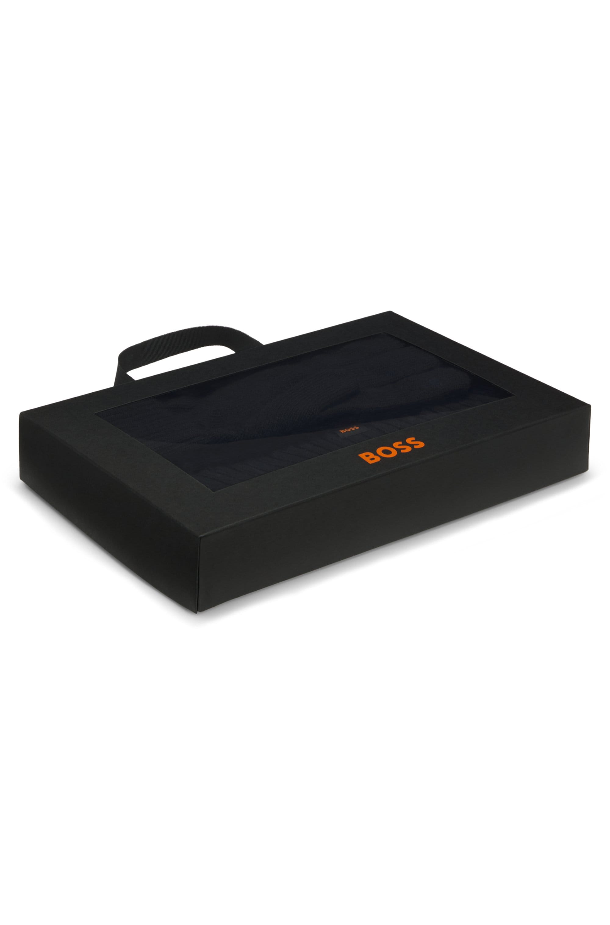 BOSS ORANGE Strickhandschuhe »Kalipso« 2 Stk. und Mütze, mit Kaschmir-Anteil