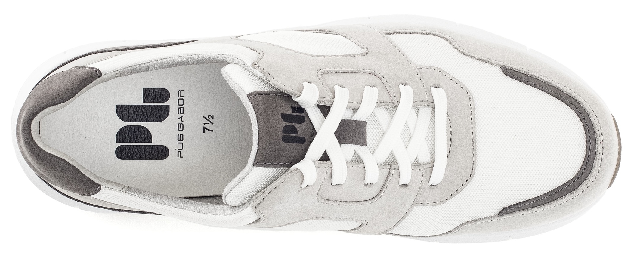 Pius Gabor Keilsneaker  , Schnürschuh, Halbschuh, Freizeitschuh in bequemer Weite G (=weit)