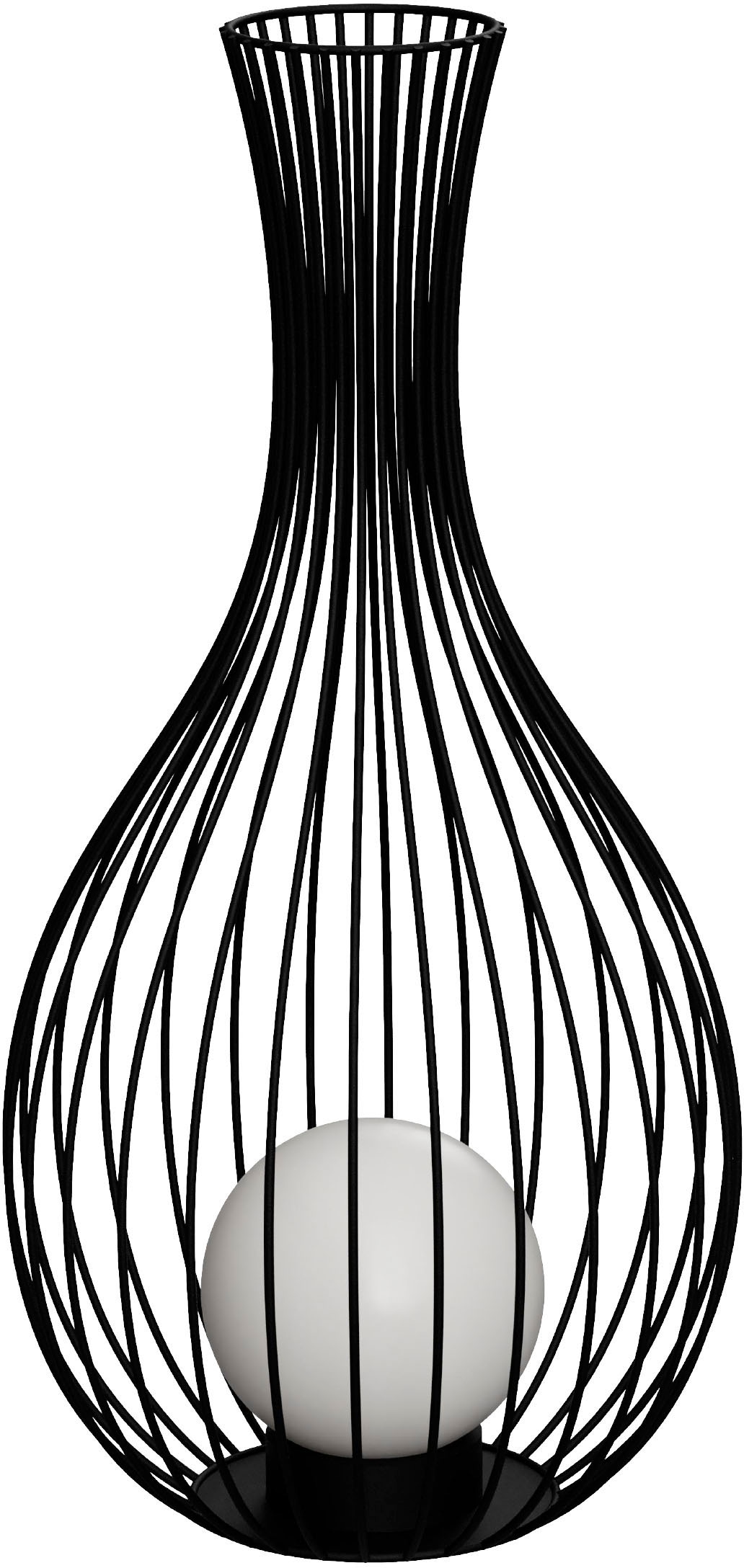EGLO Stehlampe »FOSSOMBRONE«, verzinkt kaufen | 3 - Garantie aus Stahl 1X10W exkl. - in Stehleuchte Jahren XXL schwarz mit online E27