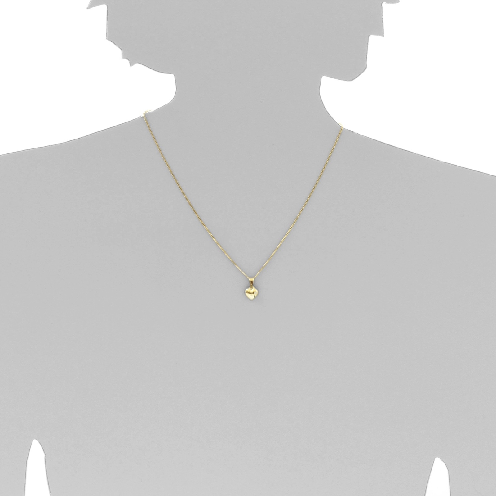 OSTSEE-SCHMUCK Kette und Anhänger Set »- Herz - Gold 333/000 - ,« ()