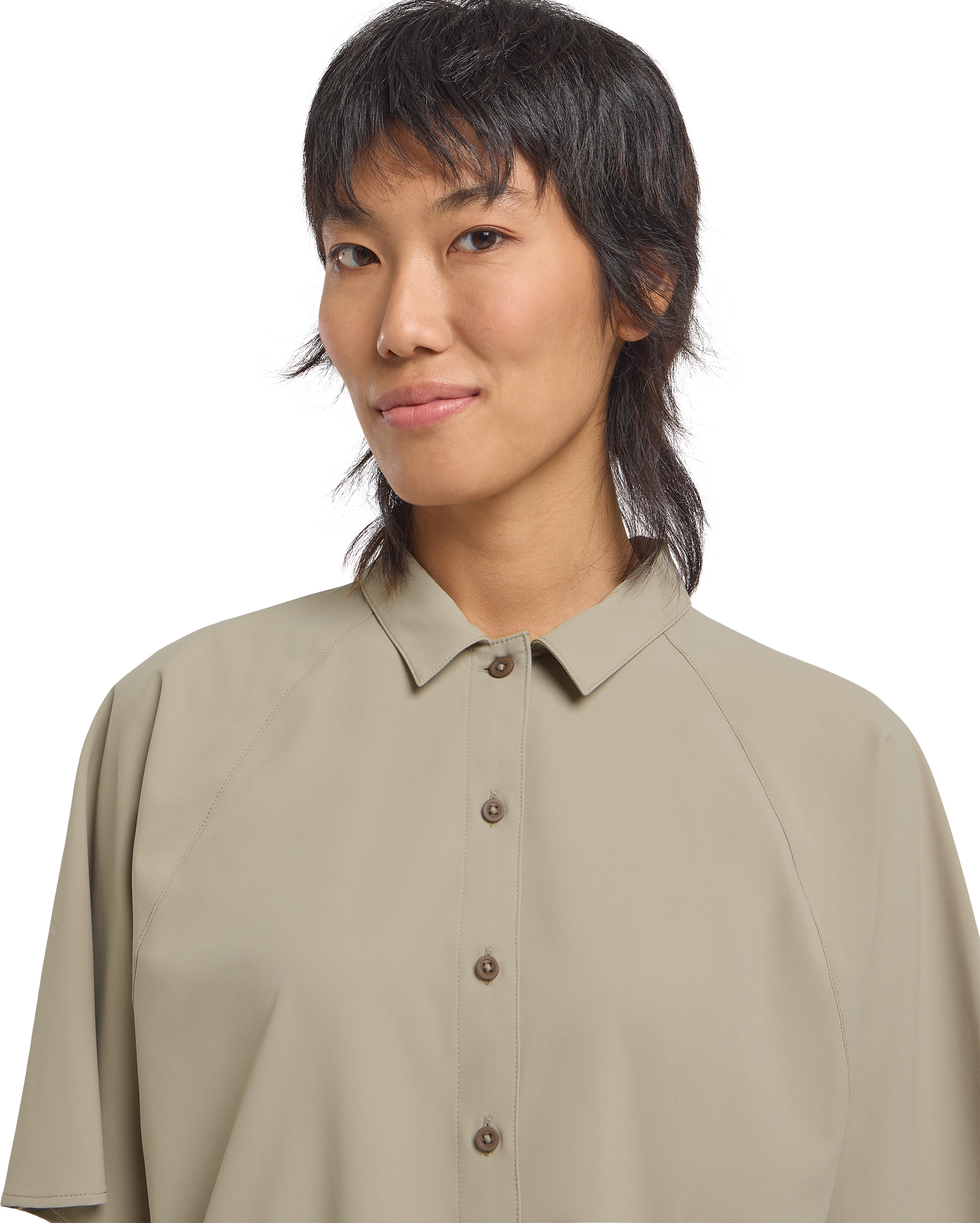 Jack Wolfskin Kurzarmhemd »SIERRA QUEST SS SHIRT W«, Atmungsaktiv, Windabweisend, Stretchkomfort