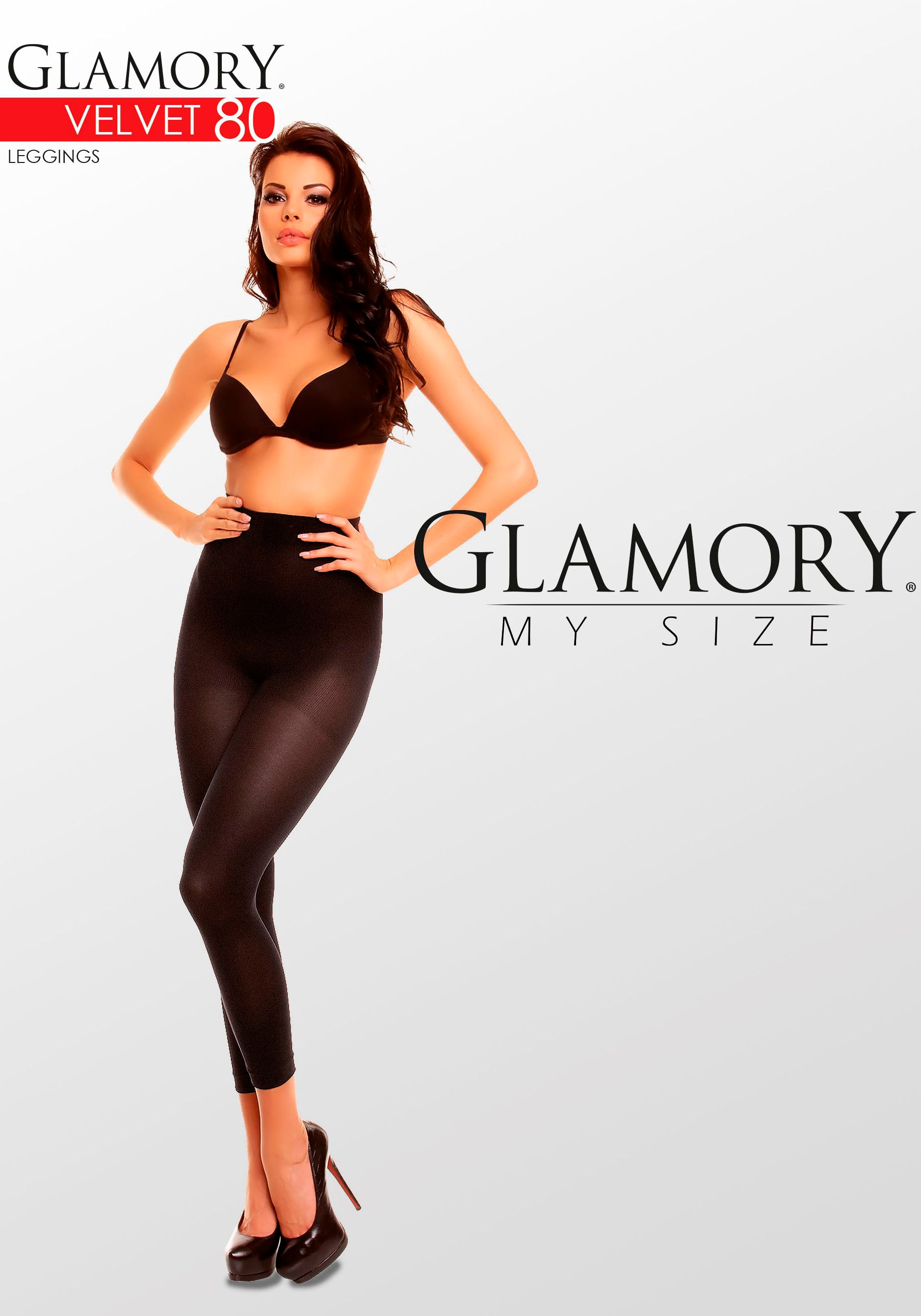 GLAMORY Leggings »Velvet 80«, (1 tlg.), 80 den, blickdicht, seidig matt, bis Gr. 62