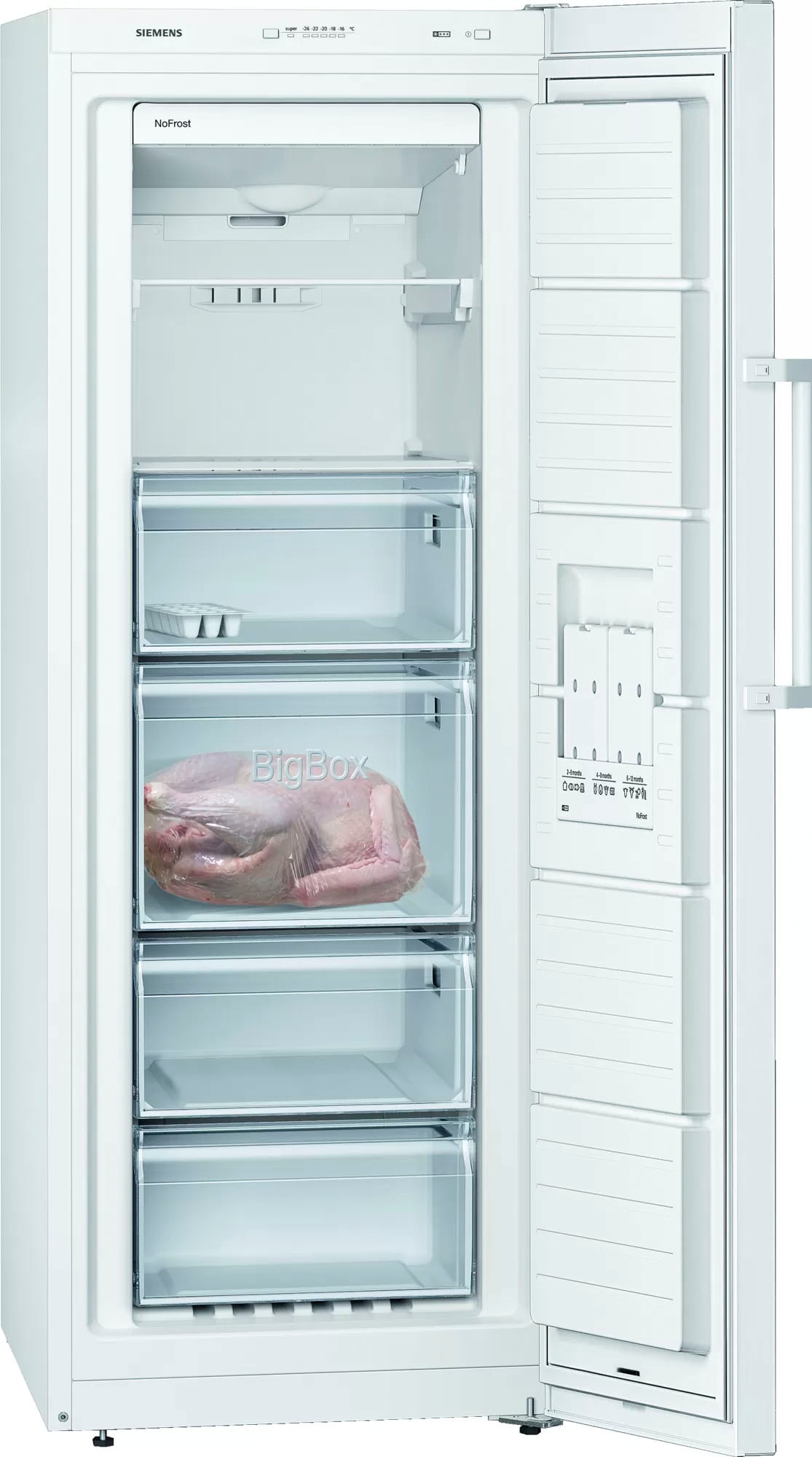 SIEMENS Gefrierschrank iQ300 »GS29NVWEP«, 161 cm hoch, 60 cm breit