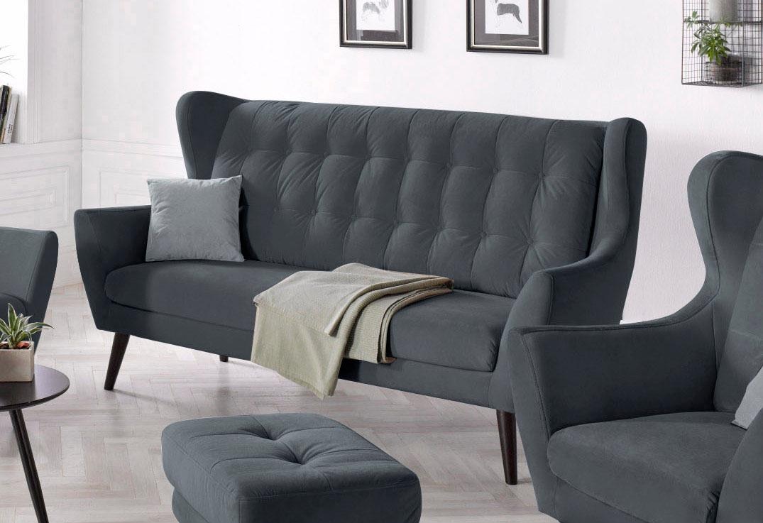 andas 3-Sitzer »Hemmink« mit Knopfheftung