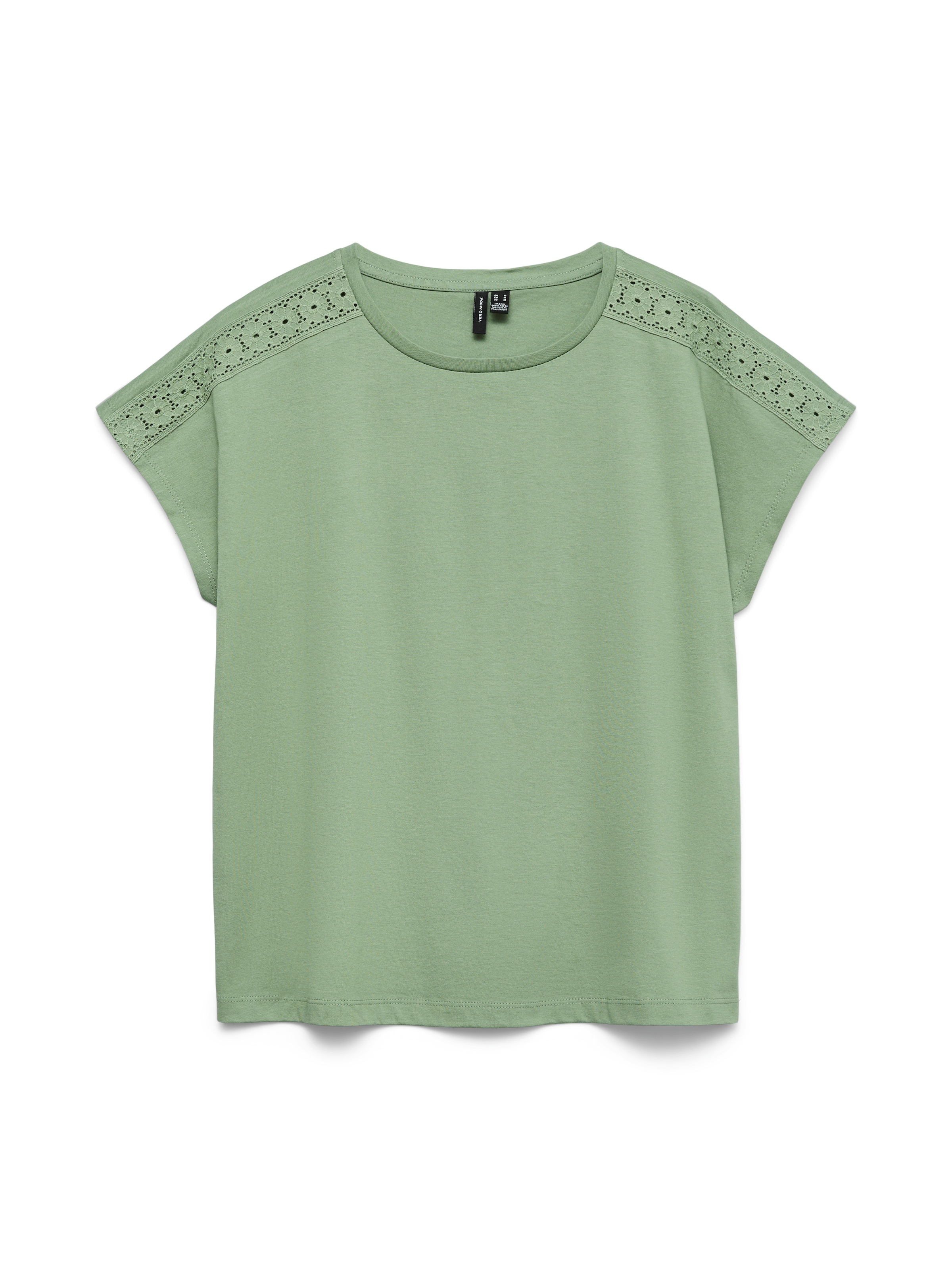 Vero Moda Kurzarmshirt »VMEMMY SS LACE TAPE TOP JRS GA NOOS«