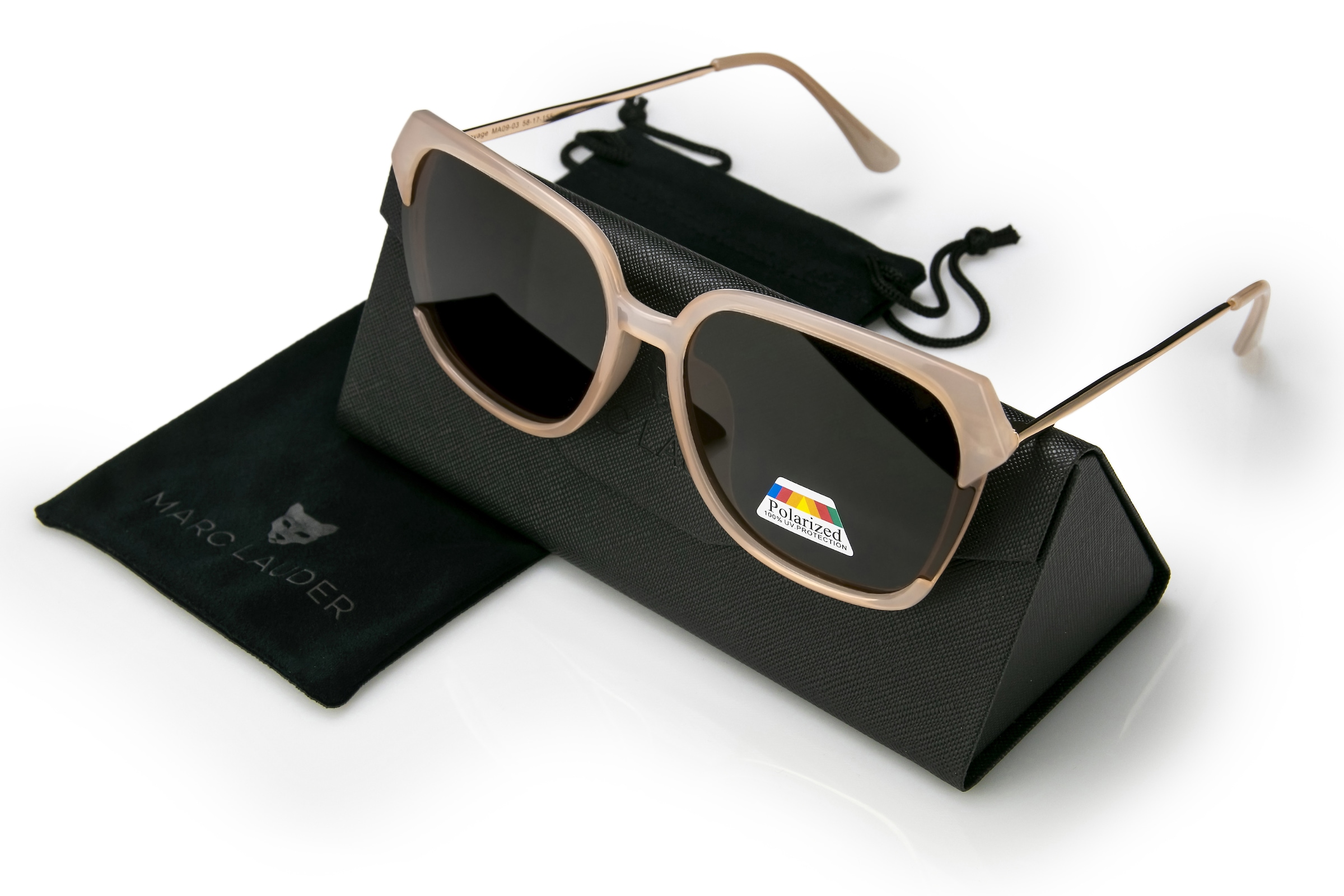 MARC LAUDER Sonnenbrille »MA09-03« 3: dunkles Glas, starke Sonneneinstrahlung