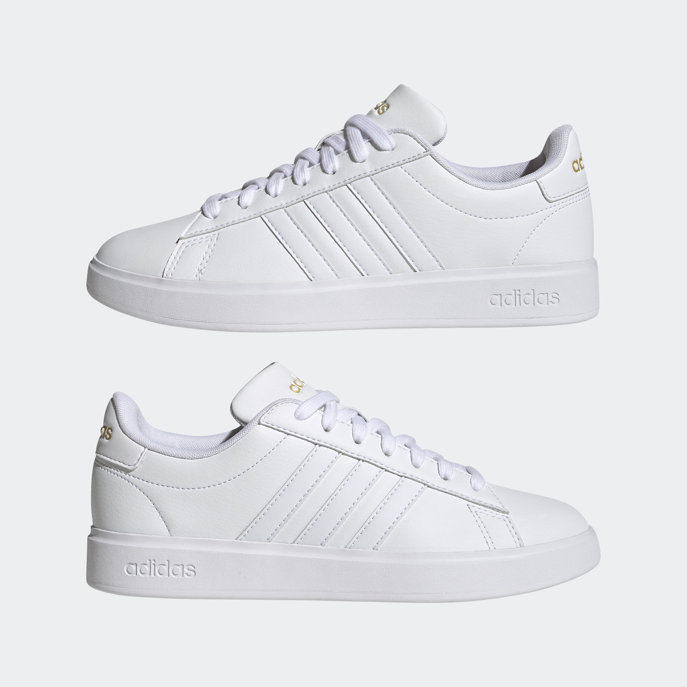 adidas Sportswear Sneaker »GRAND COURT CLOUDFOAM LIFESTYLE COURT COMFORT«, Design auf den Spuren des adidas Superstar