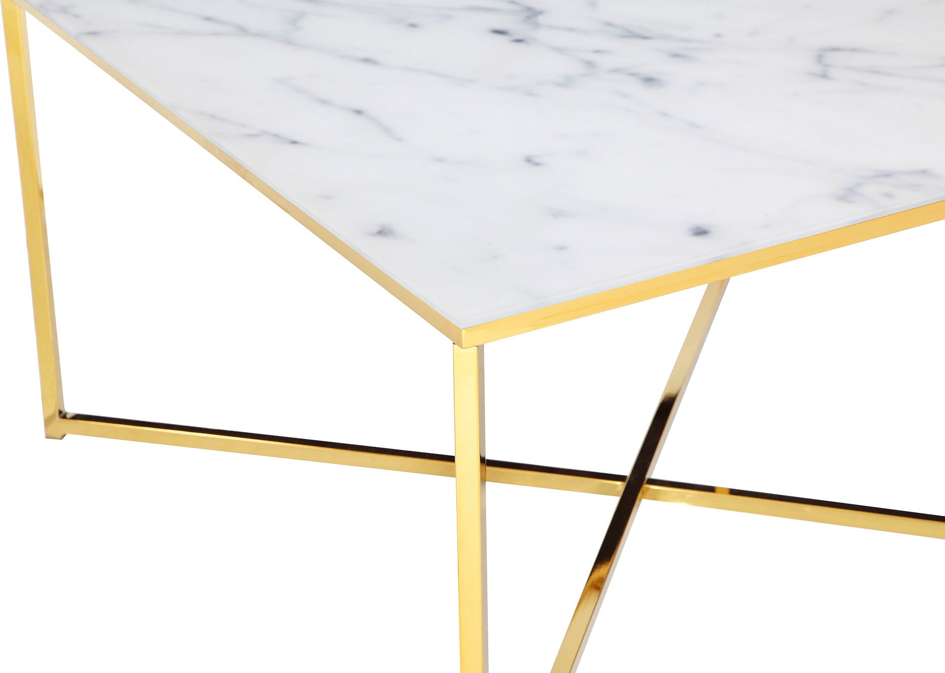 SalesFever Couchtisch »Caorle Coffeetable im eleganten Stil« Eleganz trifft Funktion: Tischplatte in Marmoroptik