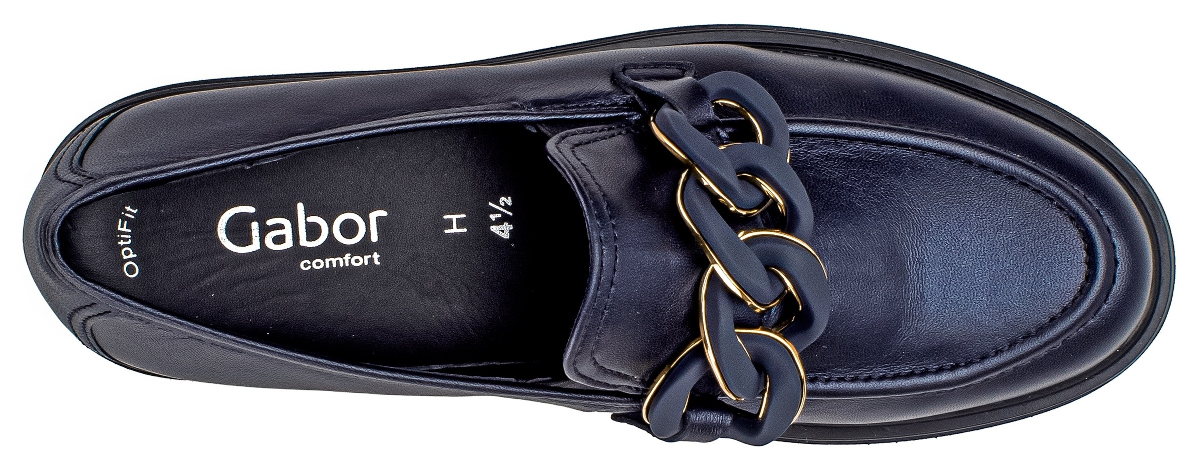 Gabor Loafer »Davos«, Businessmode, Slipper, Schlupfschuh, Halbschuh, Weite H (sehr weit)