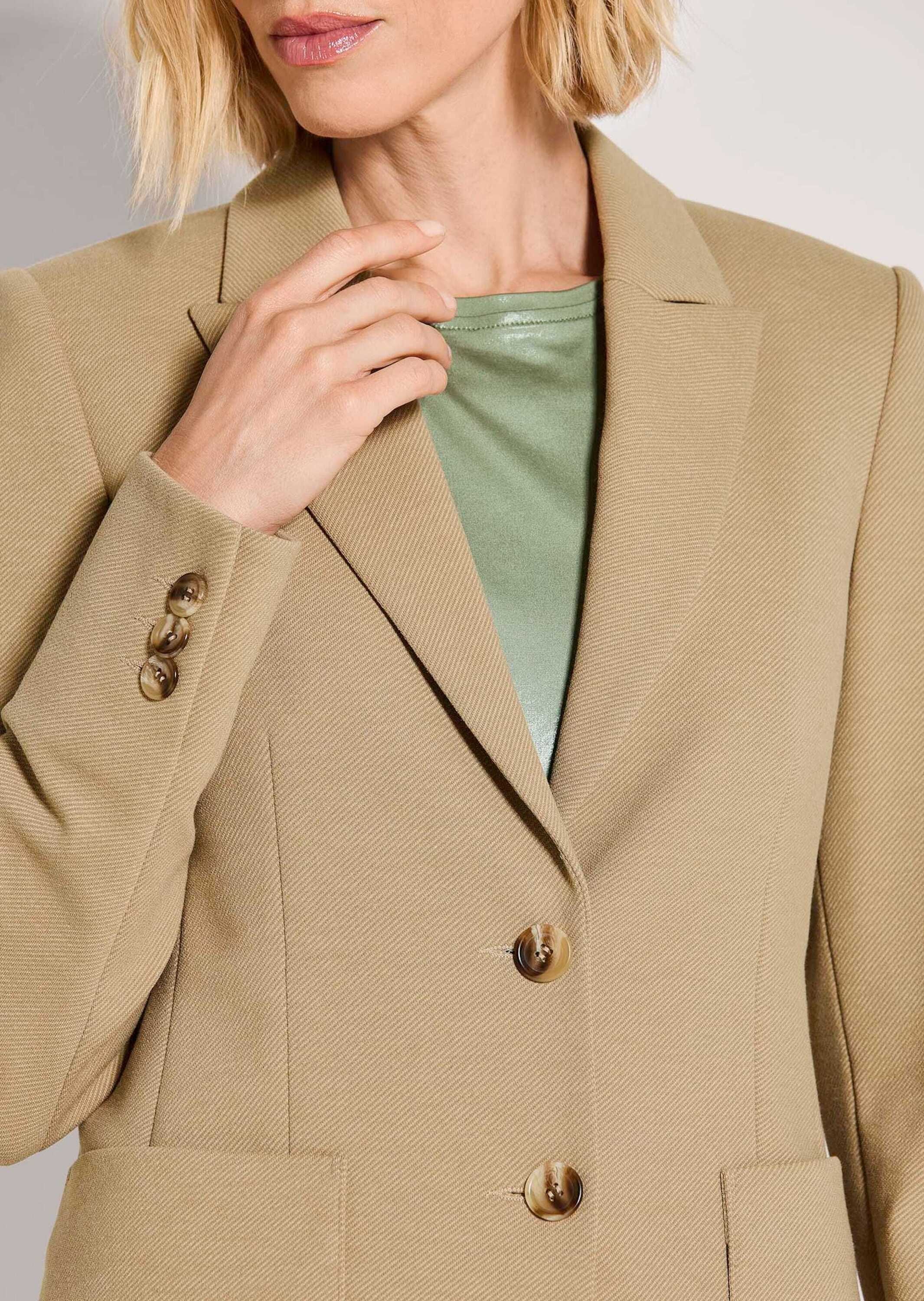 MADELEINE Jackenblazer »Blazer Jerseyblazer mit Reverskragen« Formgebende Abnäher