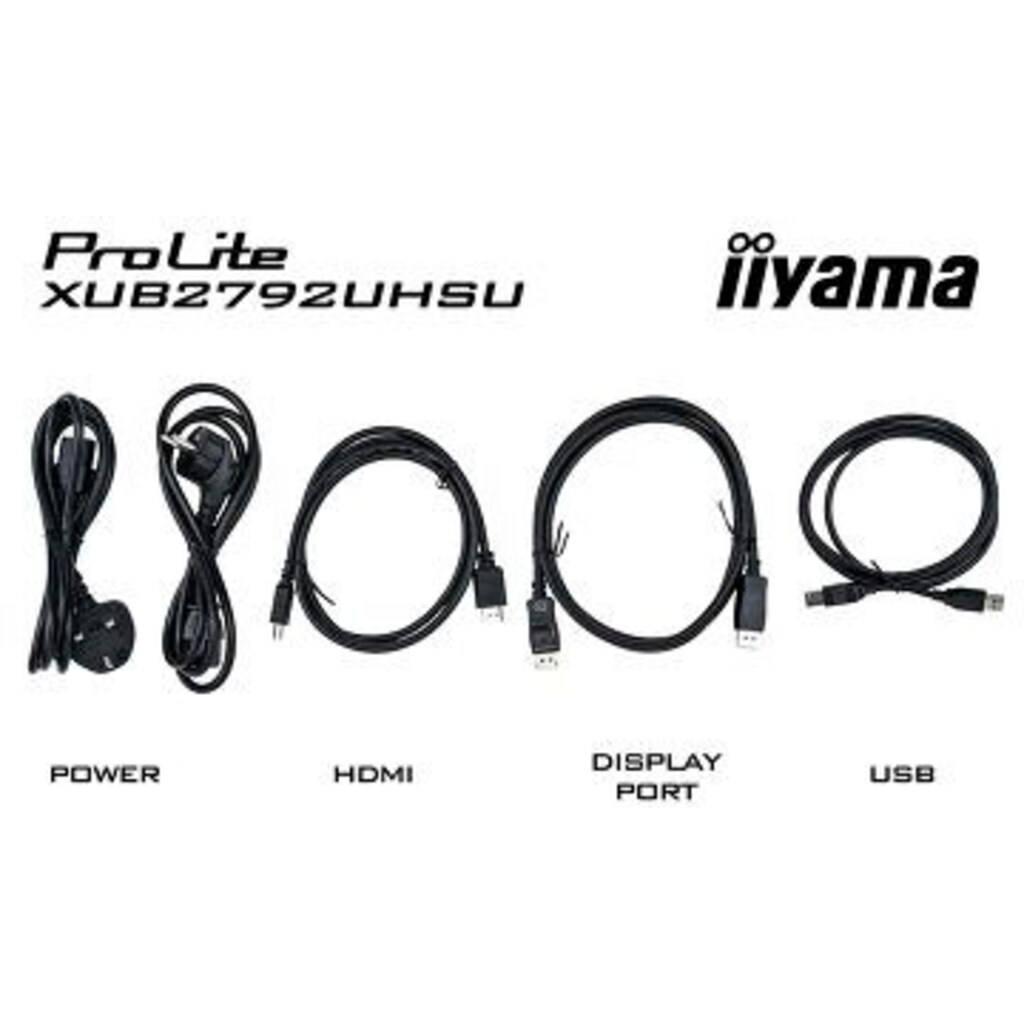 Iiyama LED-Monitor »ProLite XUB2792UHSU«, 68 cm/27 Zoll, 3840 x 2160 px, 4K Ultra HD, 4 ms Reaktionszeit, 60 Hz