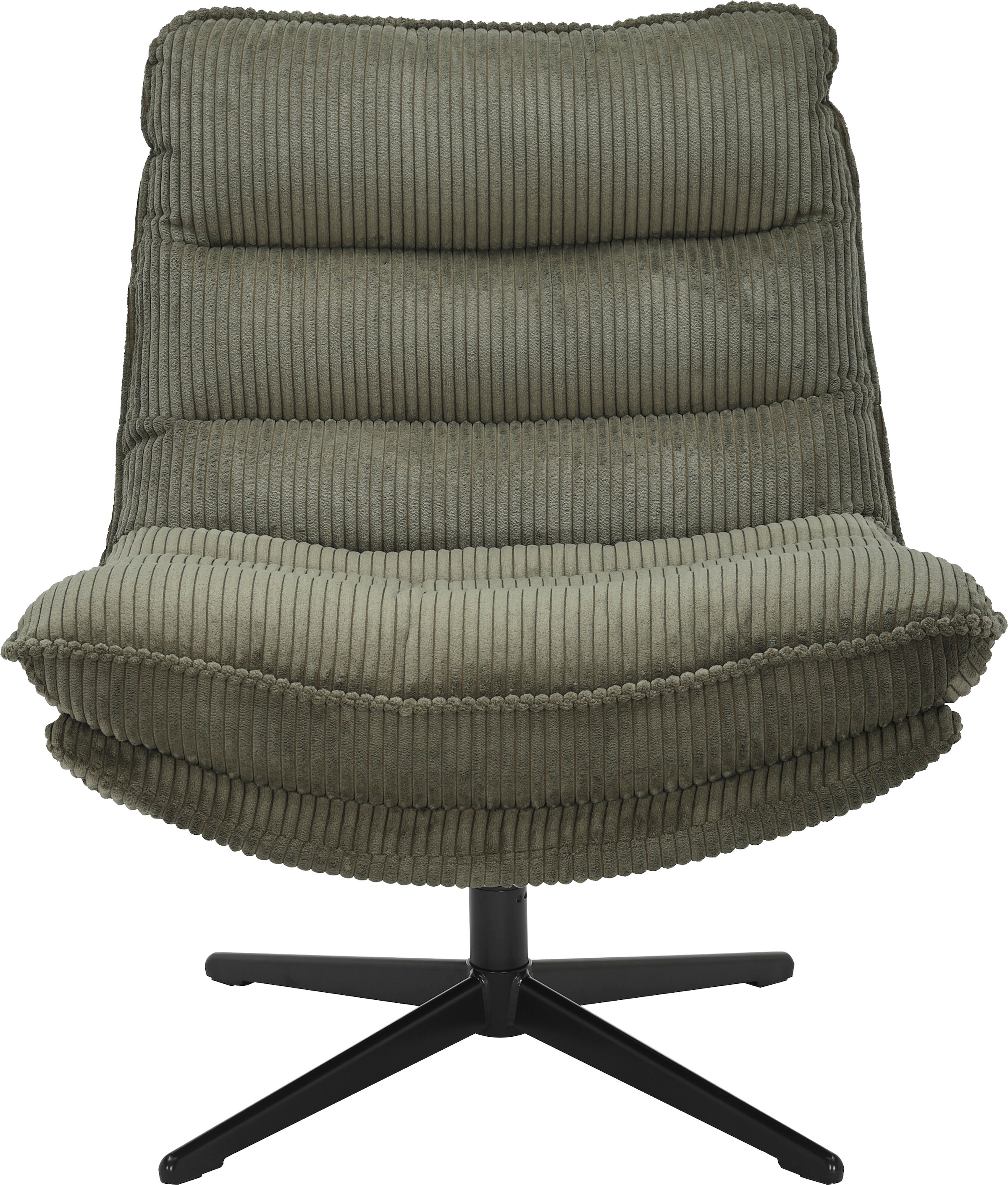 OTTO home Sessel »AVAA, Loungesessel im softem Cord-Bezug,« 360° Grad drehbar, Relax- und TV-Sessel