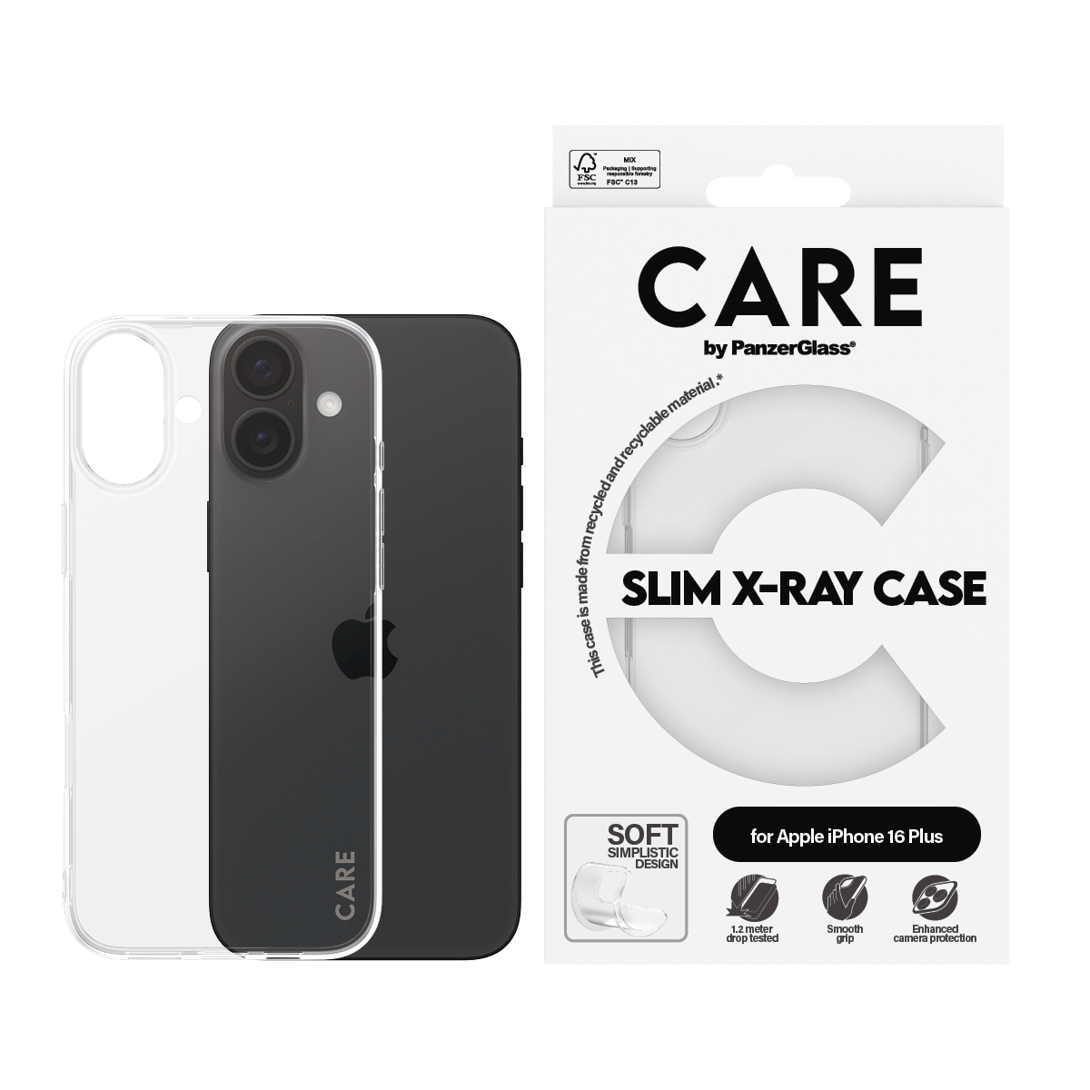 Handyhülle »Case Fashion X-Ray Soft Basic Apple iPhone 16 Plus«, Backcover,...