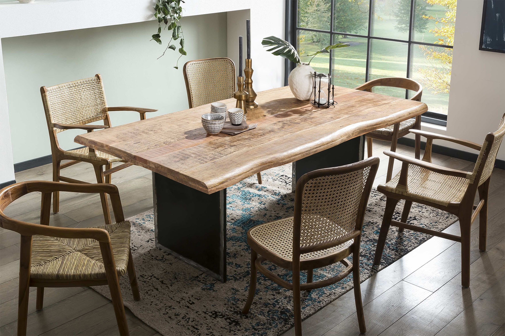 SIT Baumkantentisch 1 Stk. tlg. mit Baumkante wie gewachsen