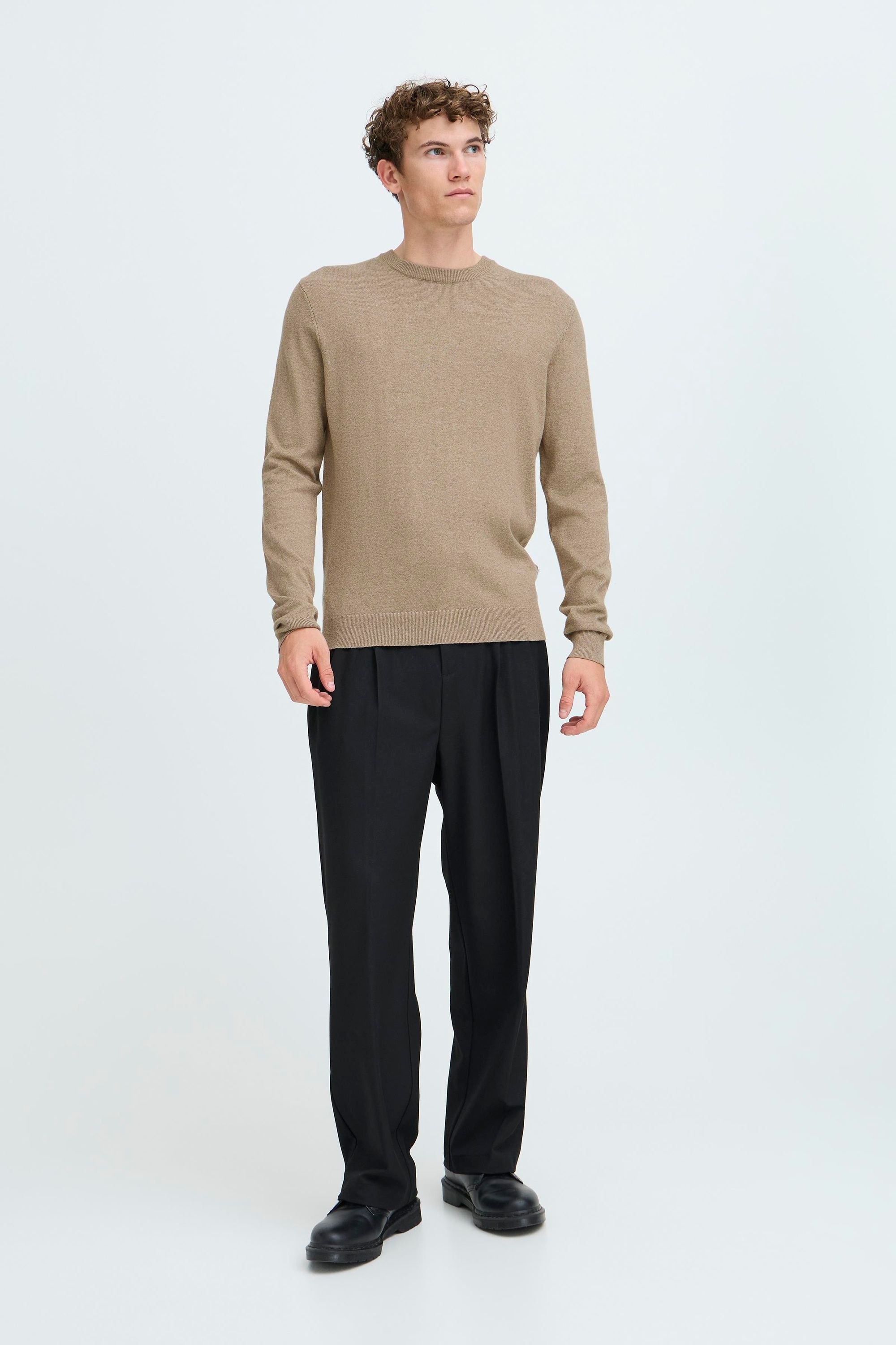 Casual Friday Strickfleece-Pullover »Strickpullover CFHALFDAN«