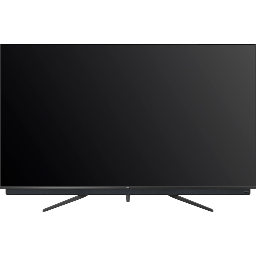 TCL QLED-Fernseher »55C815X1«, 139 cm/55 Zoll, 4K Ultra HD, Smart-TV, integrierter ONKYO Soundbar,Android TV Sprachfernbedienung