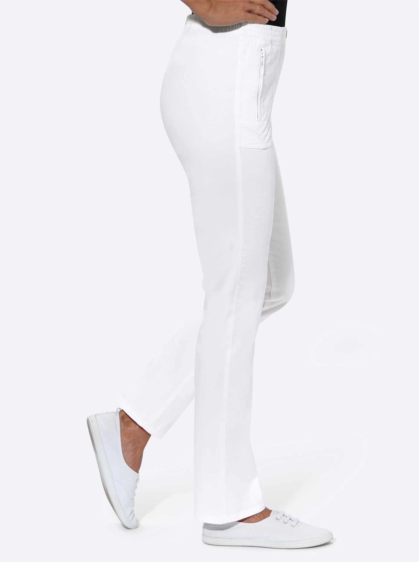 Classic Basics Schlupfjeans, (1 tlg.)