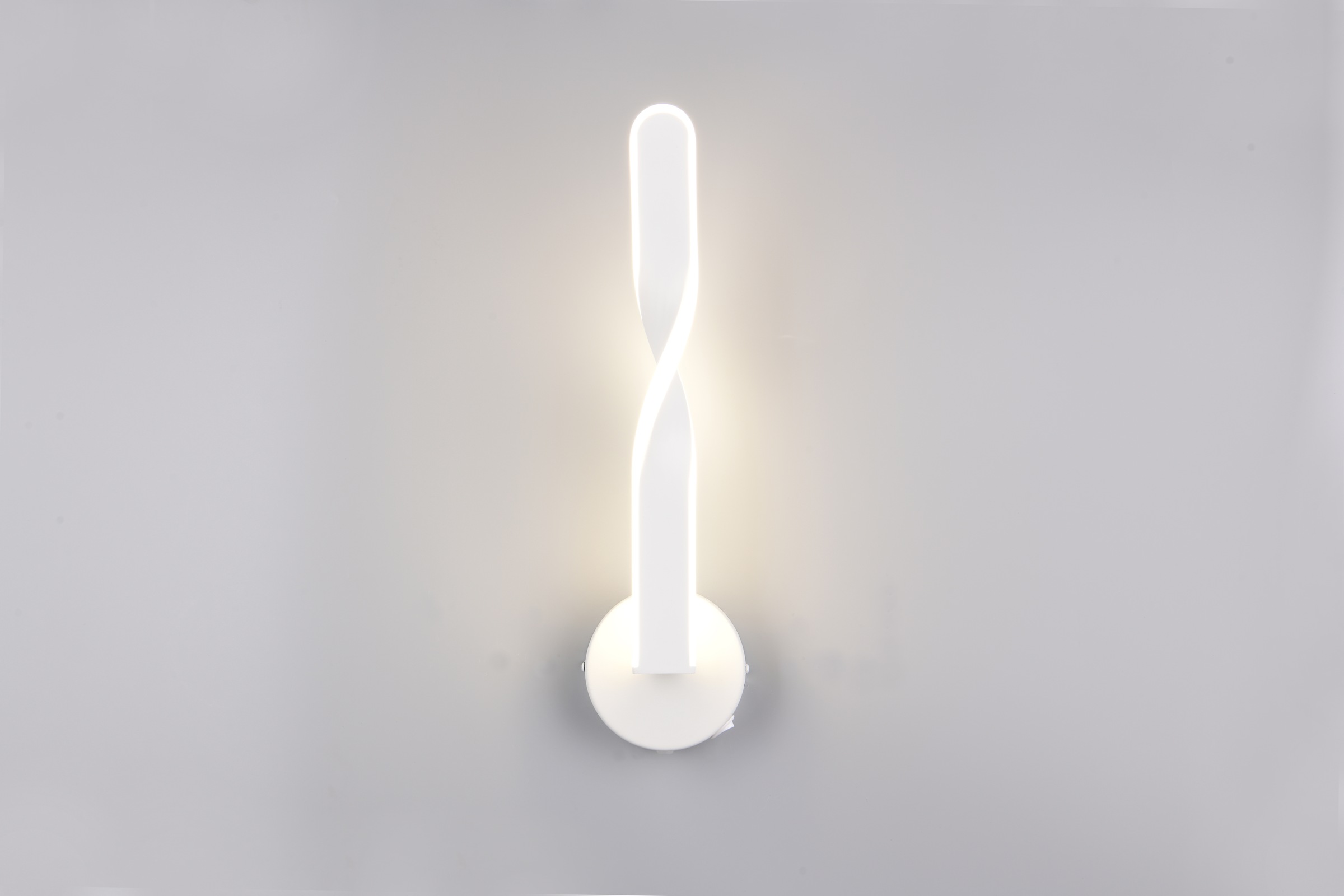 REALITY Leuchten LED Wandleuchte »GINKO, LED Wandlampe mit Schalter, 11W 1250 Lumen 4000K kaltweiß« LED-Board 1 Stk. Kaltweiß On/Off Kippschalter, elegant geschwungene LED Elemente Höhe 45,5cm