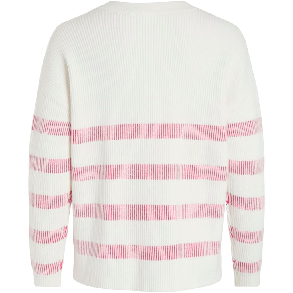 Vila Rundhalspullover »VIRIL STRIPE L/S KNIT TOP - NOOS«