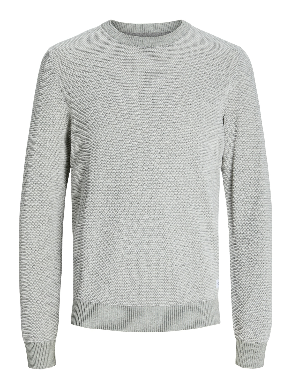 Jack & Jones Rundhalspullover »JJEGLOBE KNIT CREW NECK NOOS« in Strick Optik