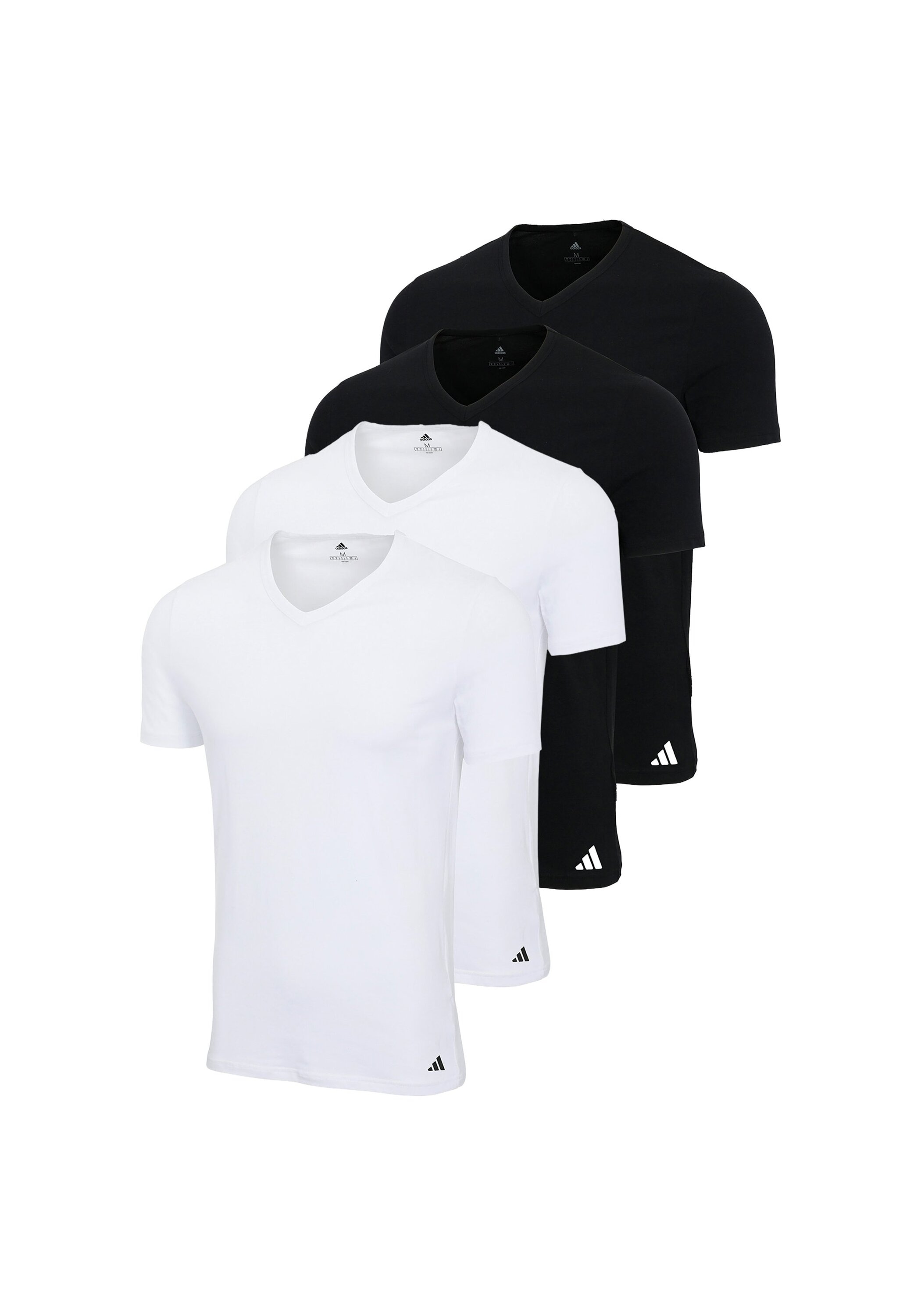 adidas Originals T-Shirt »T-Shirt V-Neck Shirt Active Flex Cotton 4P 4er Pack«