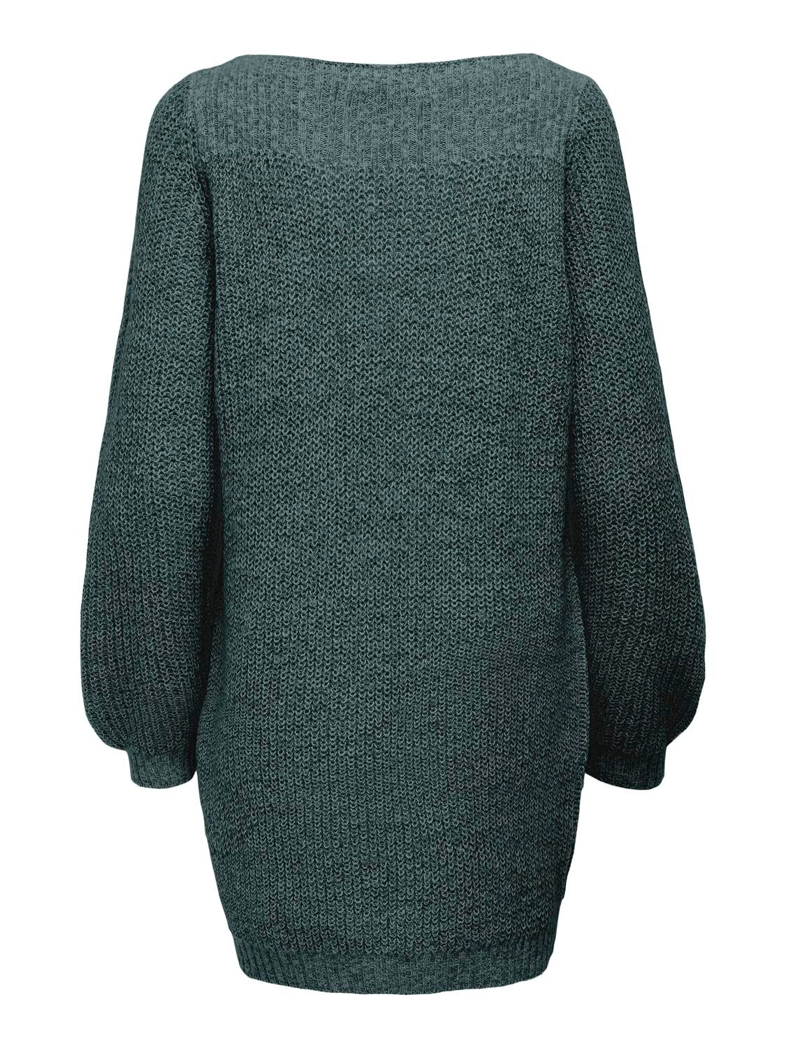 JDY Minikleid »JDYWHITNEY MEGAN L/S BOAT DRESS KNT NOOS«, Sommerkleid