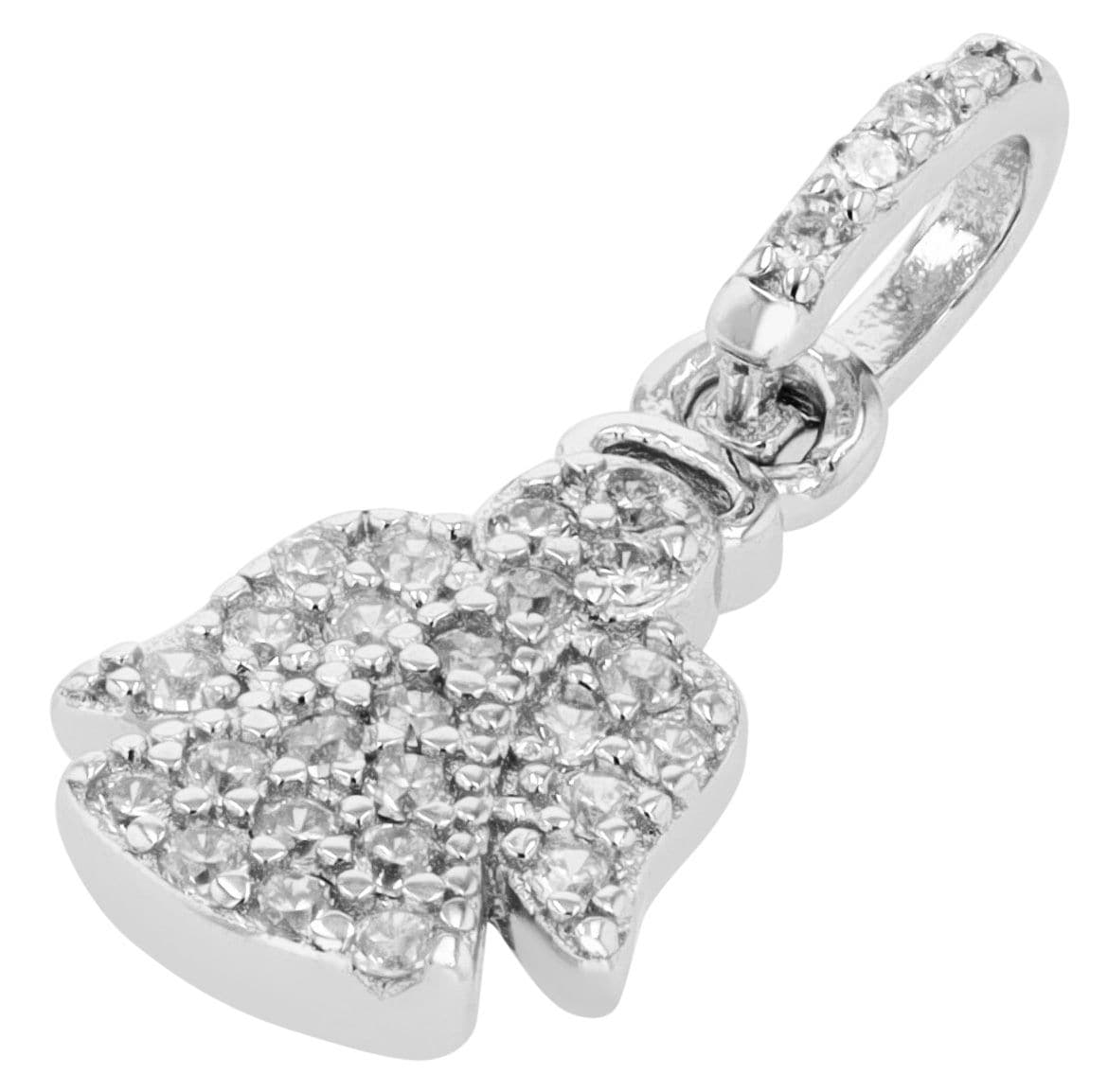 Adelia´s Kettenanhänger »Damen Anhänger ¿ Engelanhänger aus 925 Silber mit Zirkonia« ()