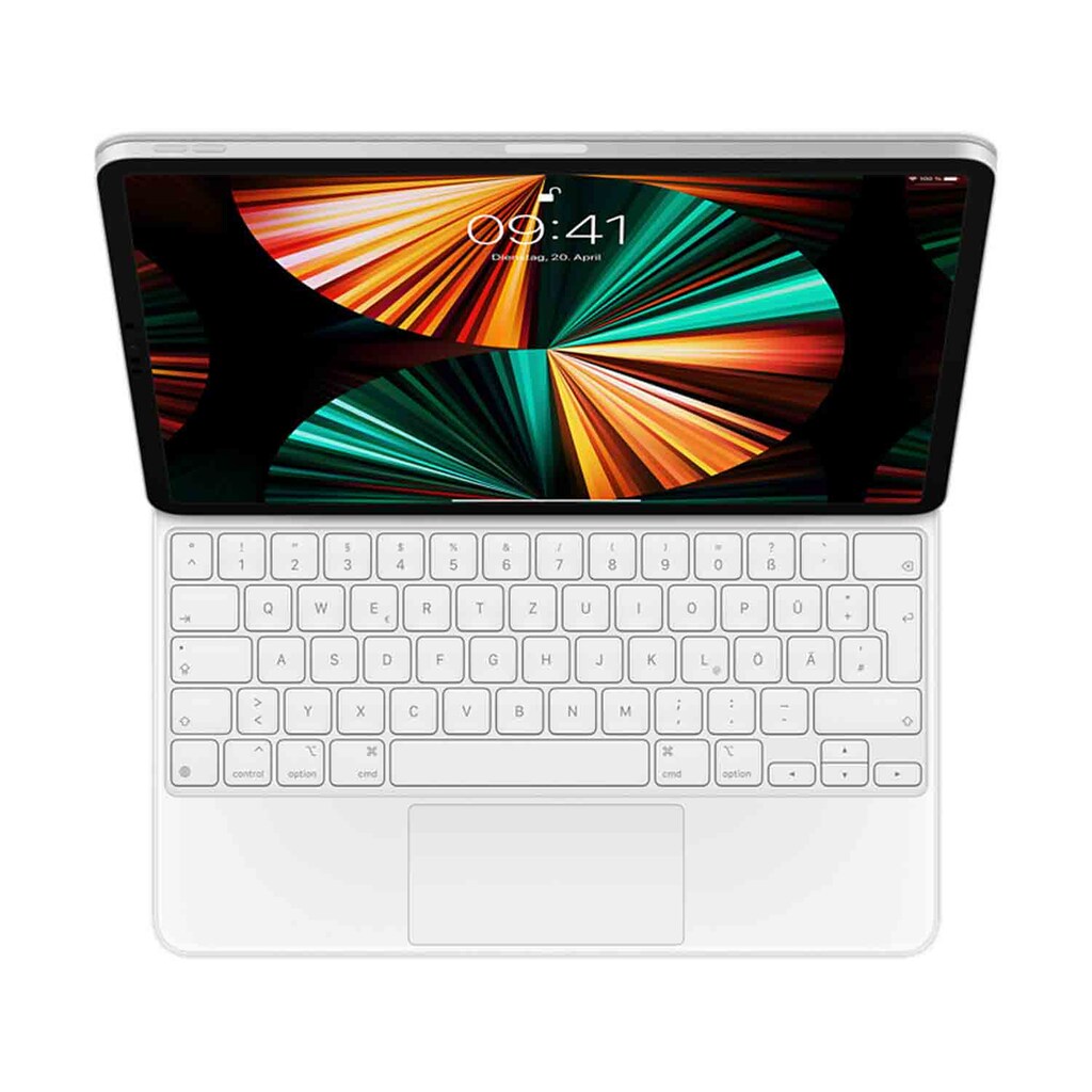 Apple iPad-Tastatur »Magic Keyboard für iPad Pro 12,9" (3./4./5. Gen.)«, (Touchpad-Schutzhülle-USB-Durchschleife)