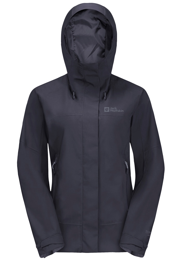 Jack Wolfskin Outdoorjacke »KAMMWEG 2L JKT W«, mit Kapuze