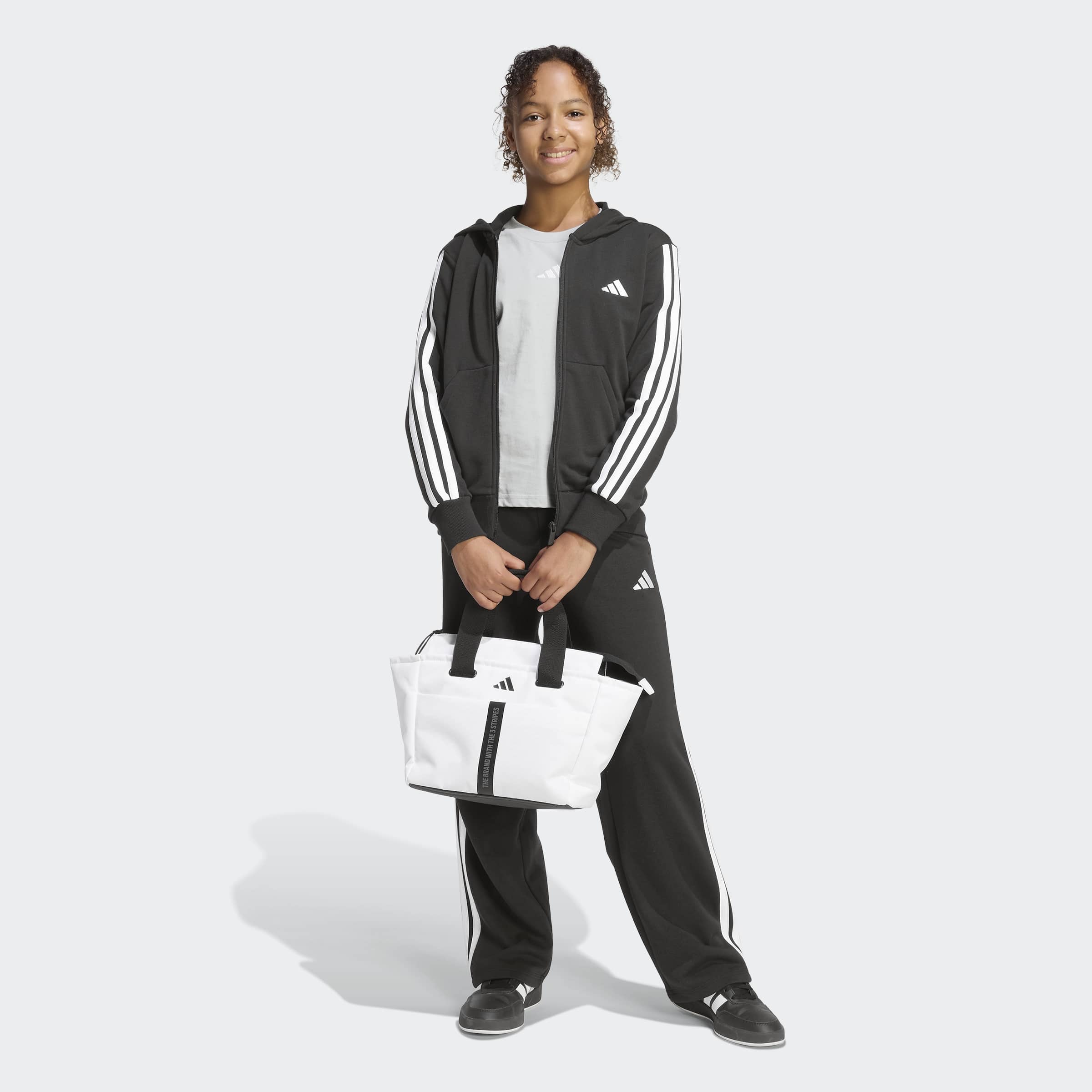 adidas Sportswear Kapuzensweatshirt »JG 3S FZ HD 280«
