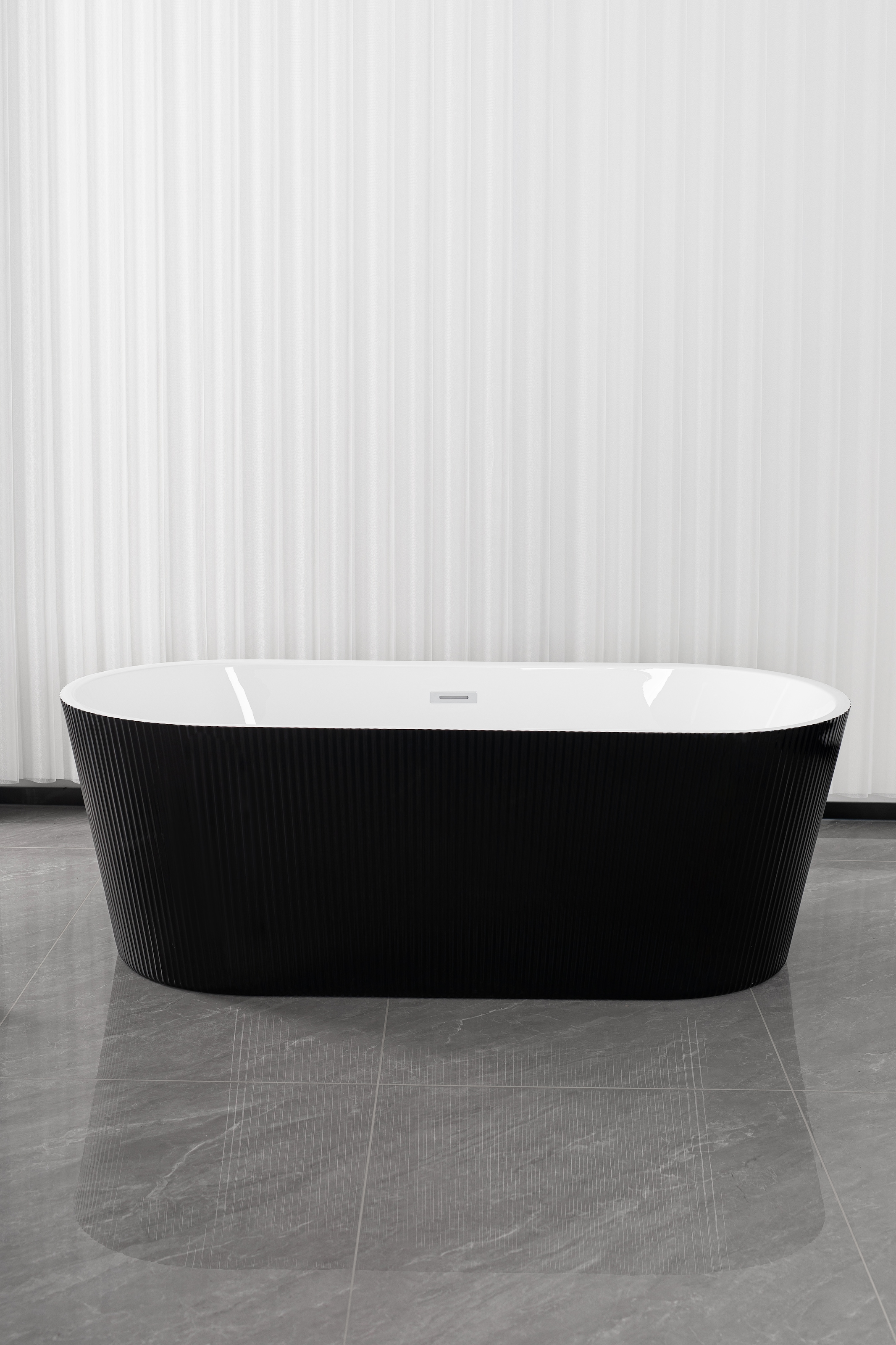 Sanotechnik Badewanne »RENO« Höhe 58 cm Vorrichtung für Ablaufschlauch | Überlauf 170x75x58cm, aus Acryl