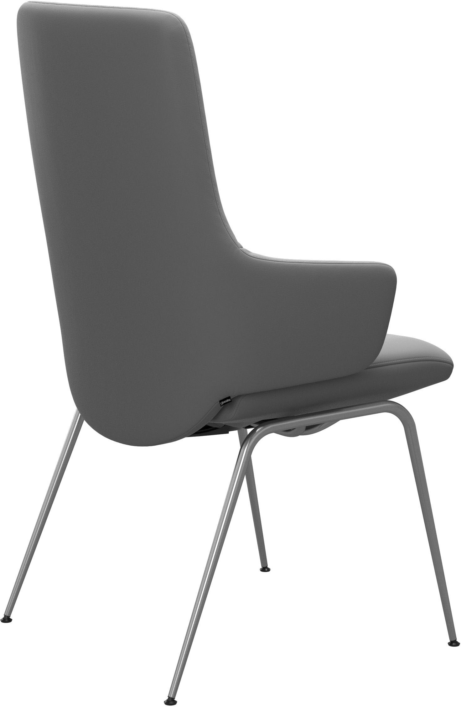 Stressless® Polsterstuhl »Laurel«, Leder BATICK, High Back mit Armlehne, Größe L, mit Beinen aus Stahl in Chrom matt