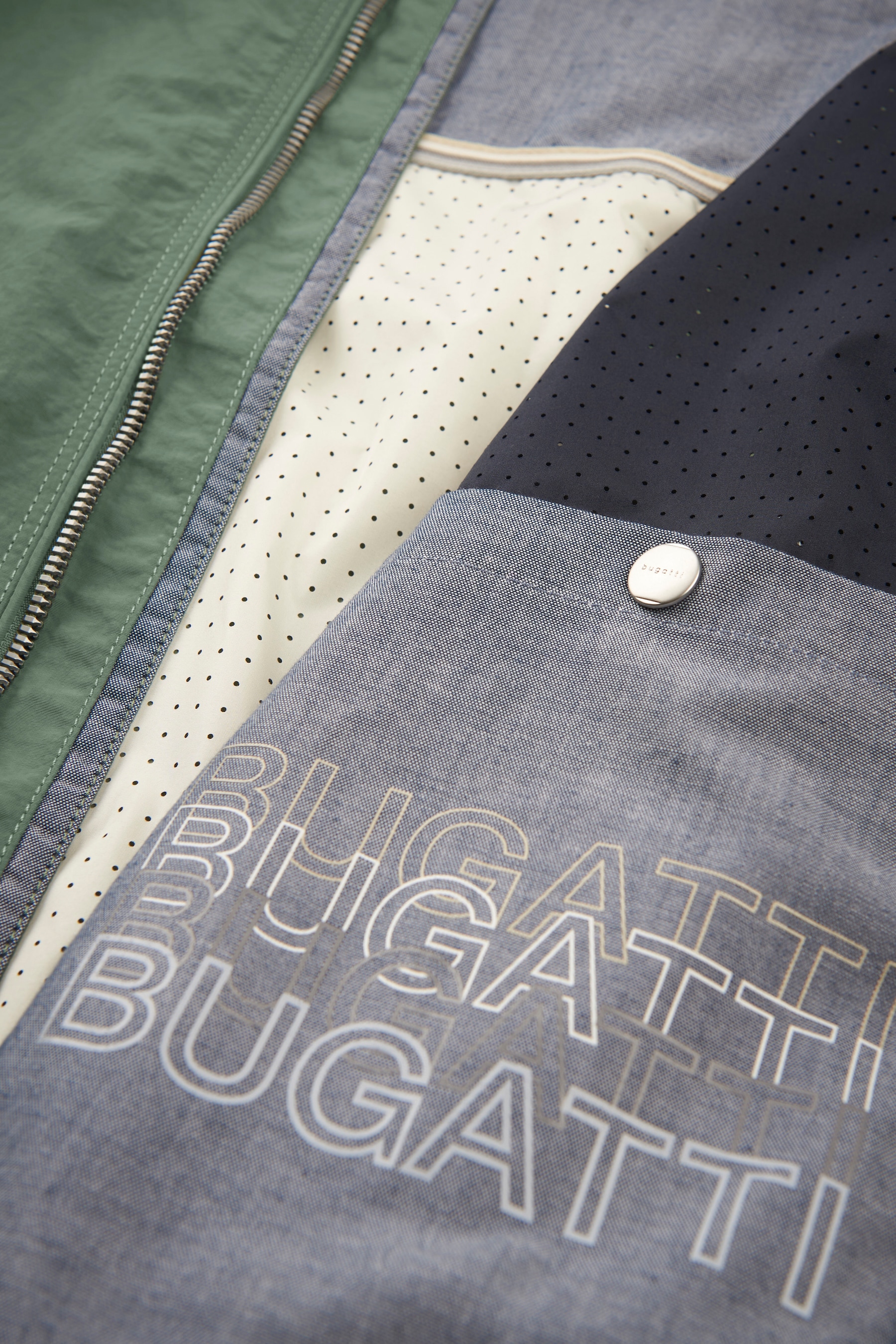 bugatti Blouson, ohne Kapuze, mit Struktur
