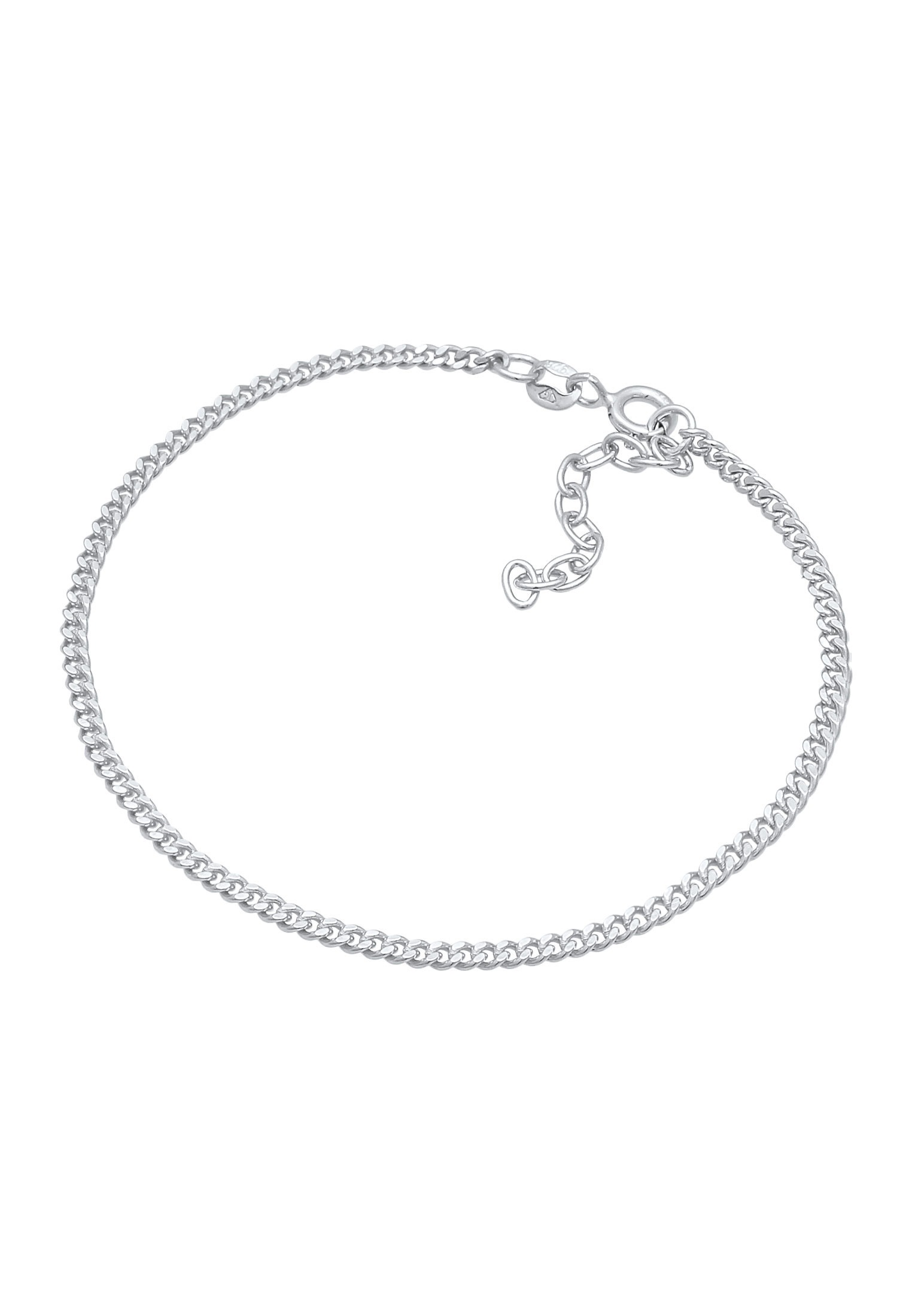Elli Armkette »Armband Panzer Chunky Chain Zart Basic Massiv 925 Silber«