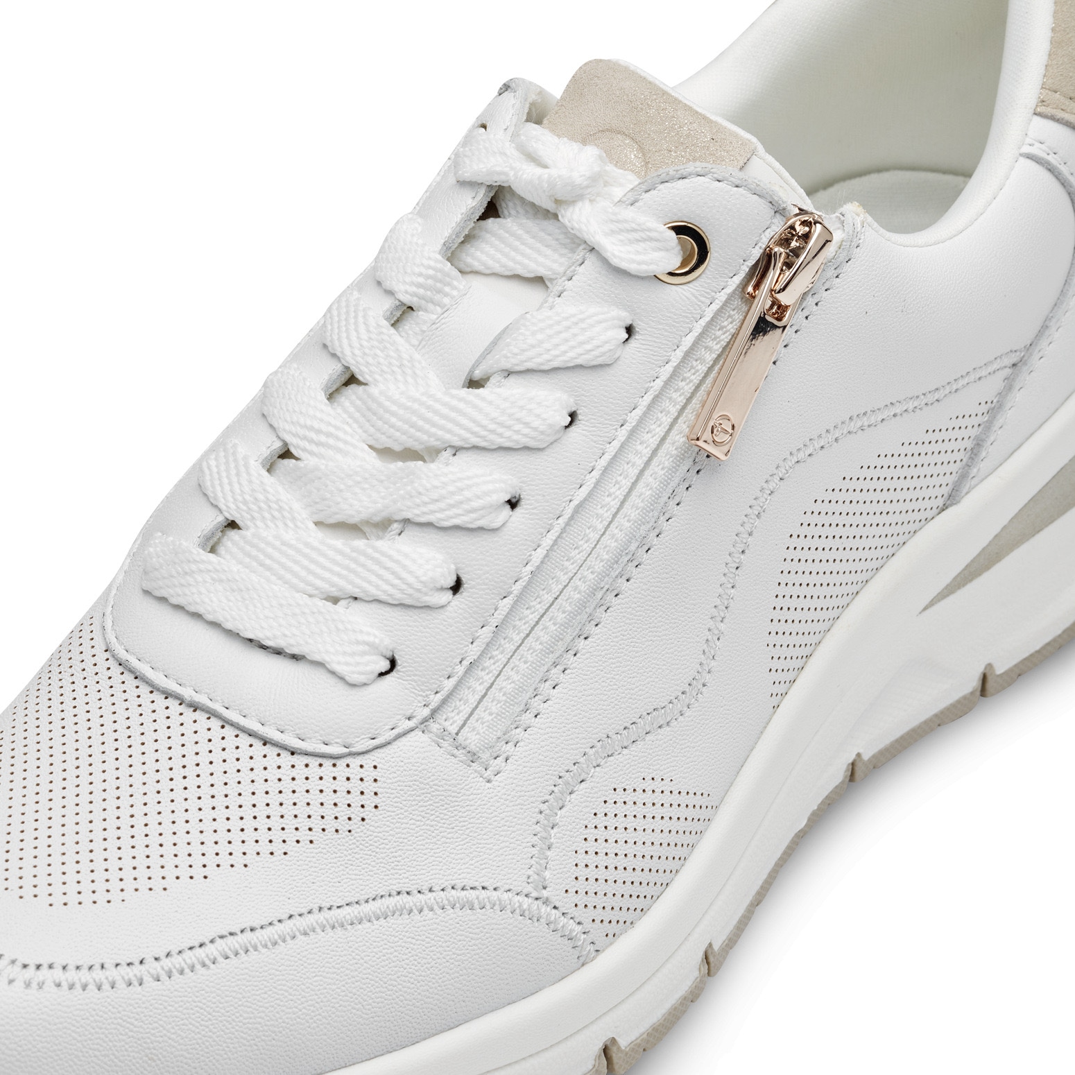 Tamaris Keilsneaker, Freizeitschuh, Halbschuh, Schnürschuh mit Außenreißverschluss