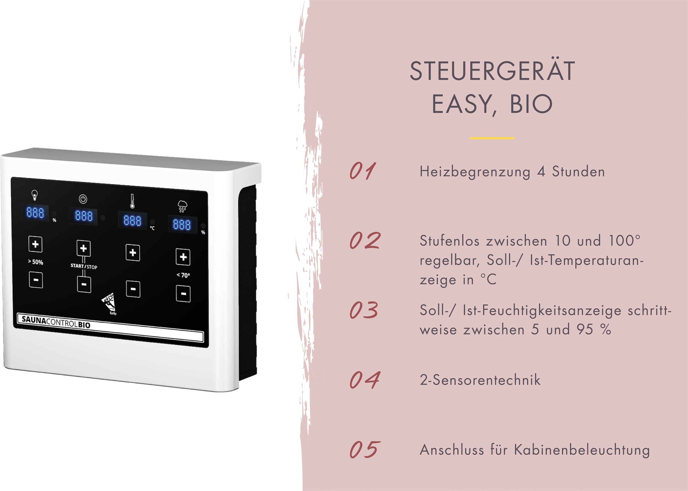 KONIFERA Saunahaus »Uwe 2«, 9-kW-Bio-Ofen mit ext. Steuerung