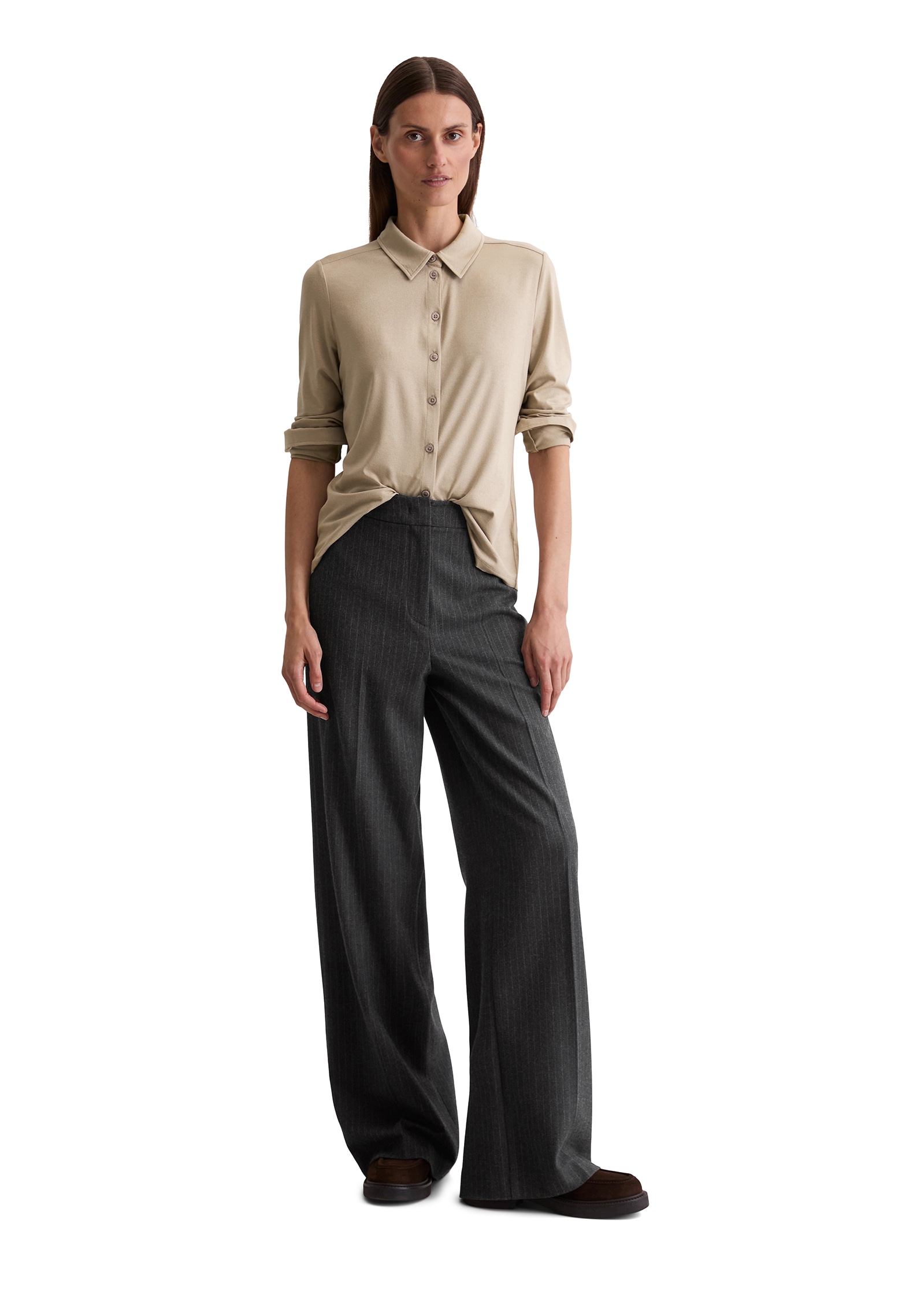 Marc O'Polo Blusenshirt im hüftlangen Schnitt