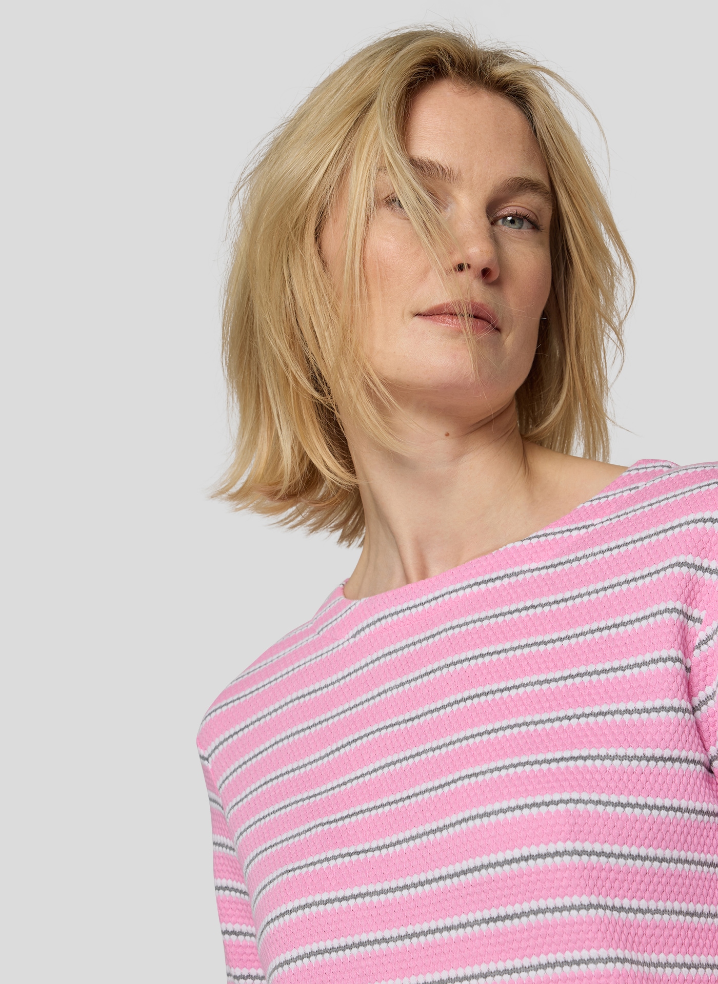 Rabe 3/4-Arm-Shirt im Streifen-Design